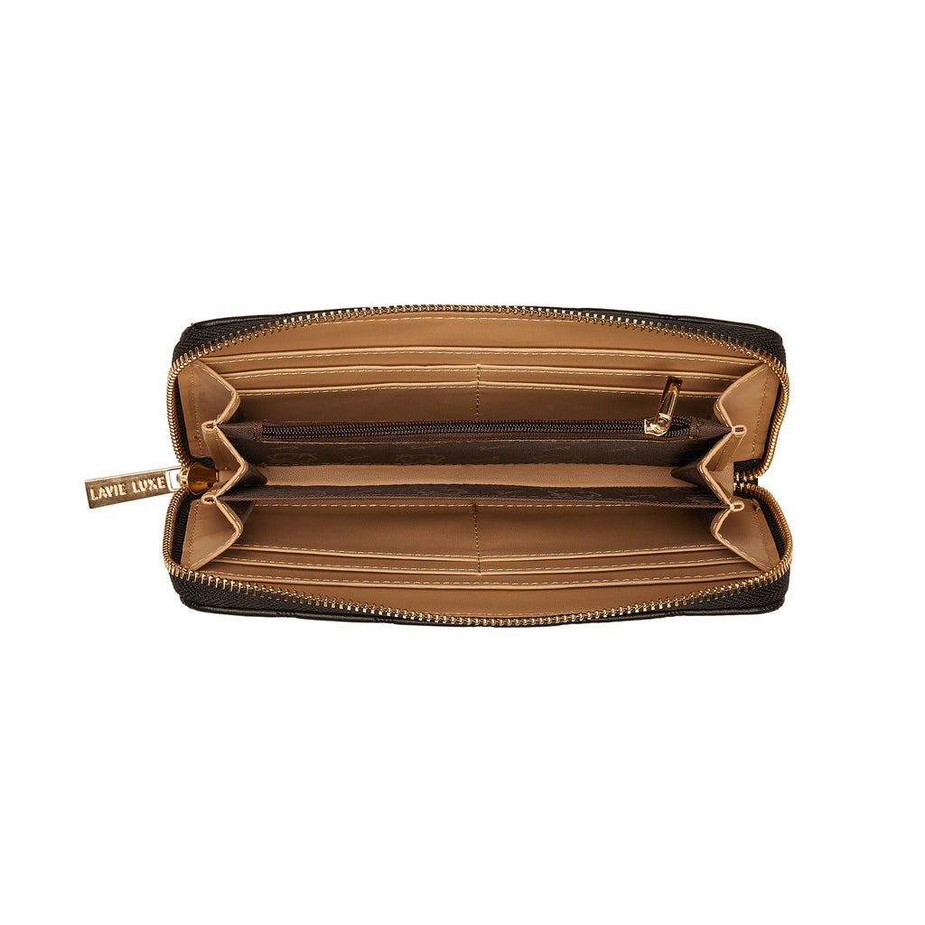 Quina25 Large Zip Around Wallet