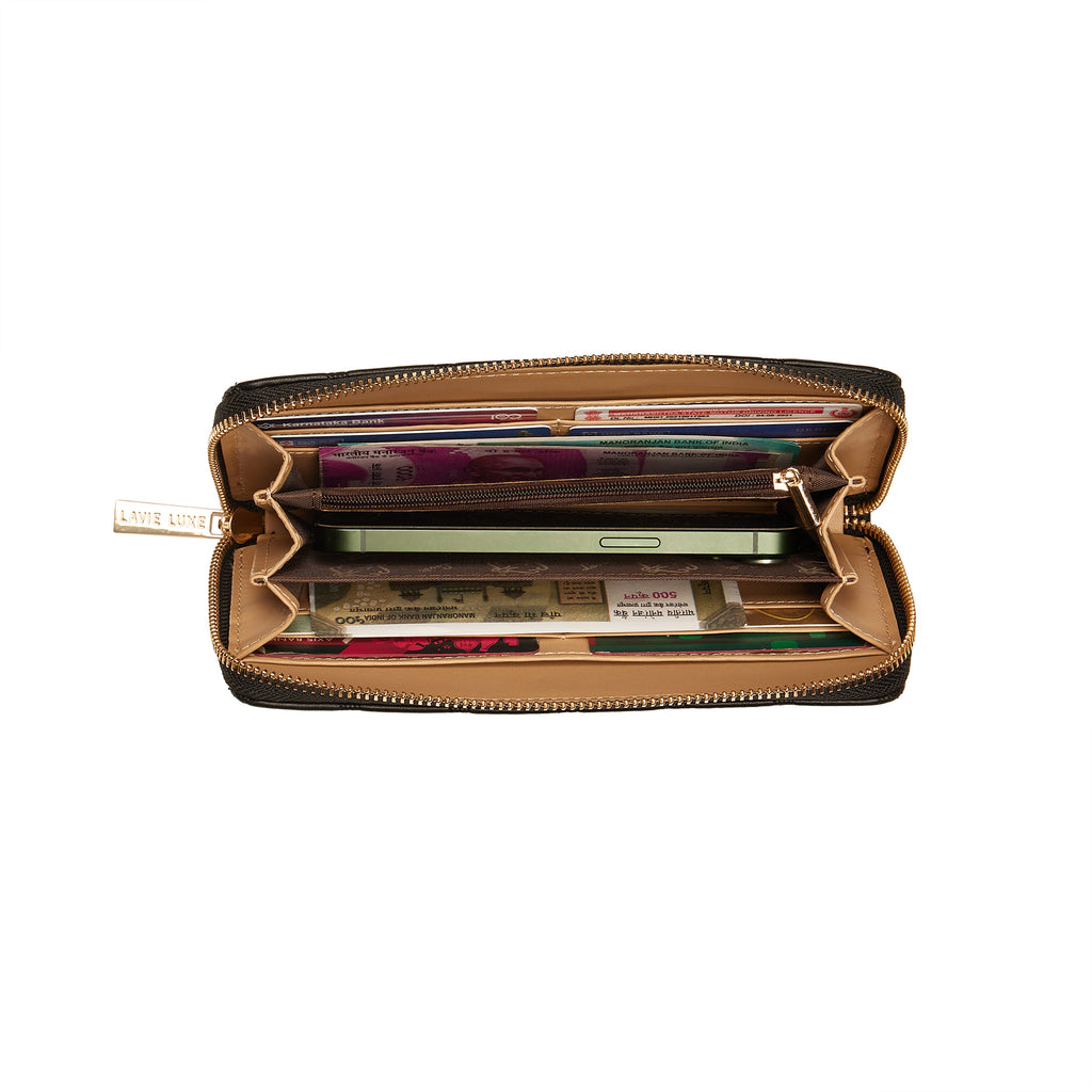 Quina25 Large Zip Around Wallet