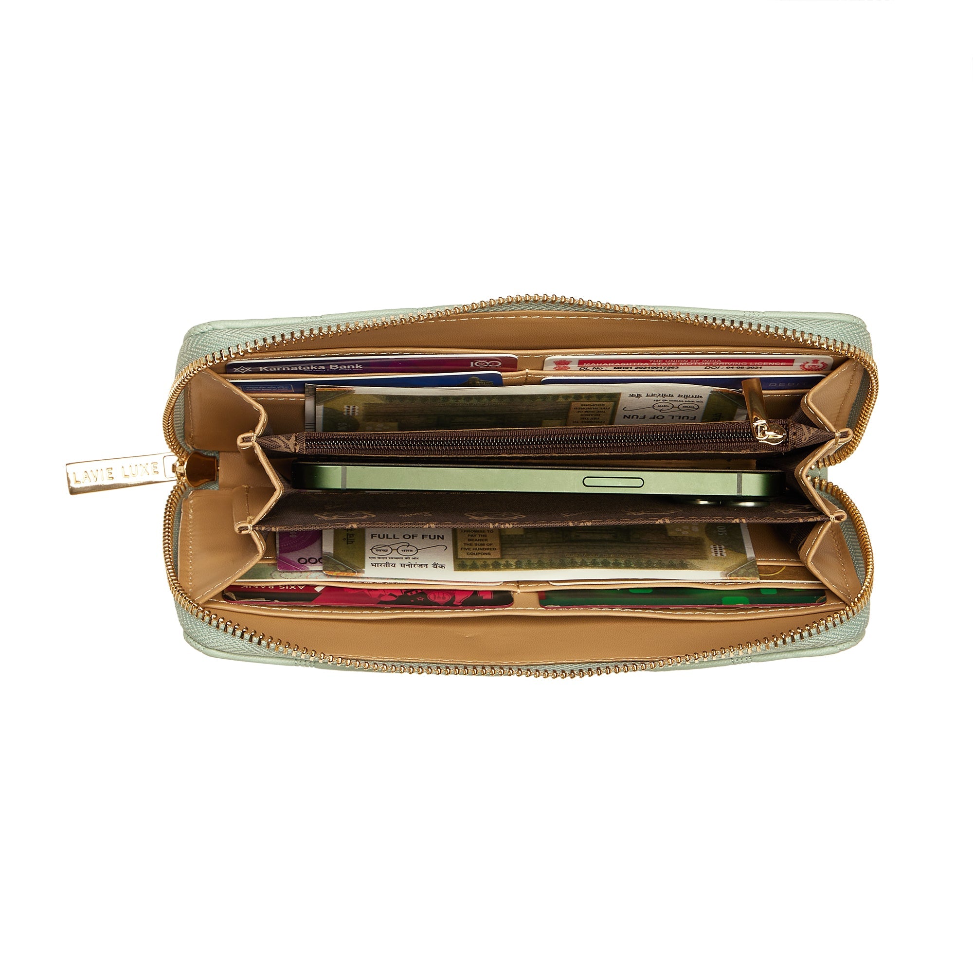 Quina25 Large Zip Around Wallet
