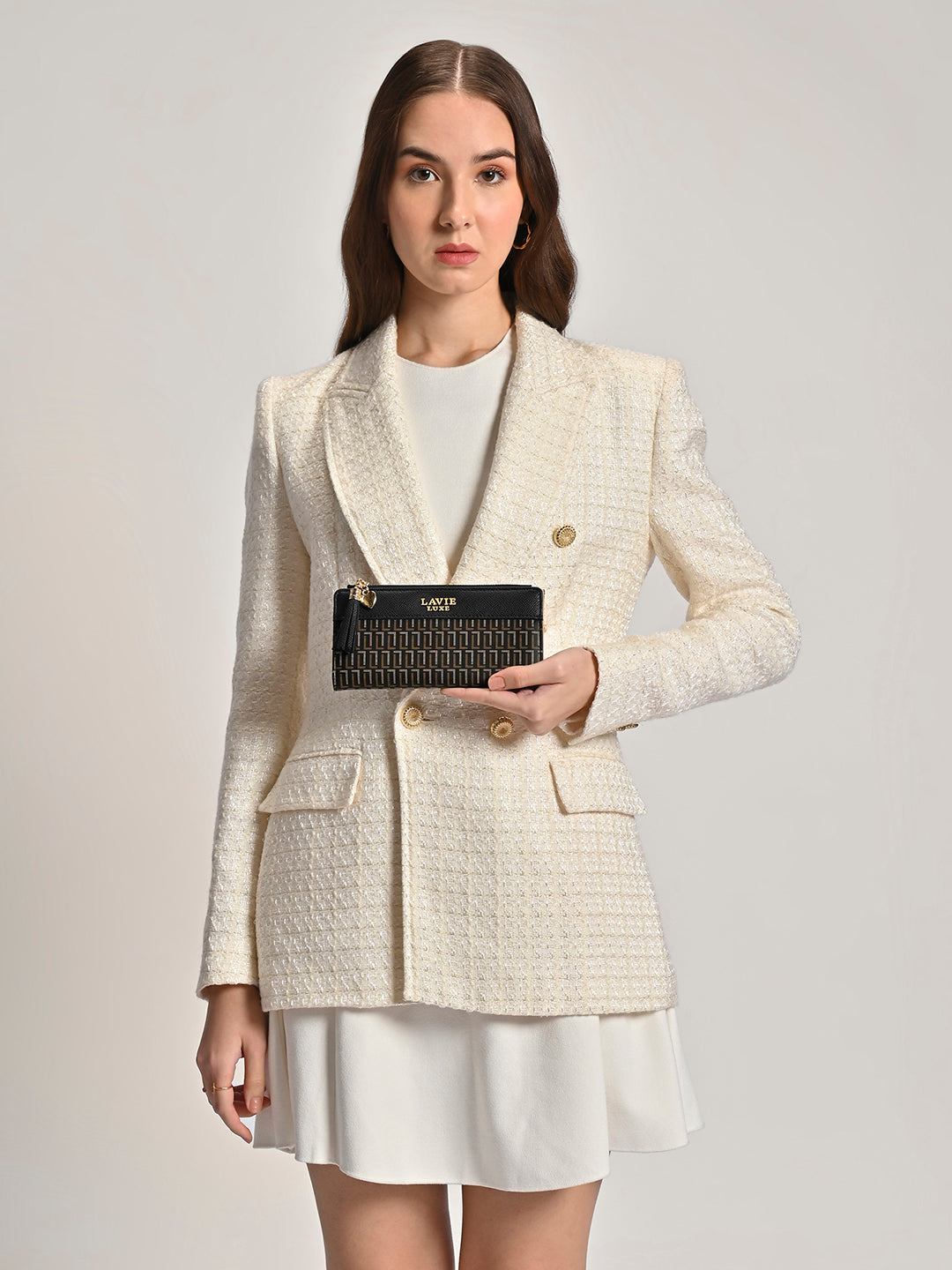 Mono Safain25 Large Bifold Zip Wallet