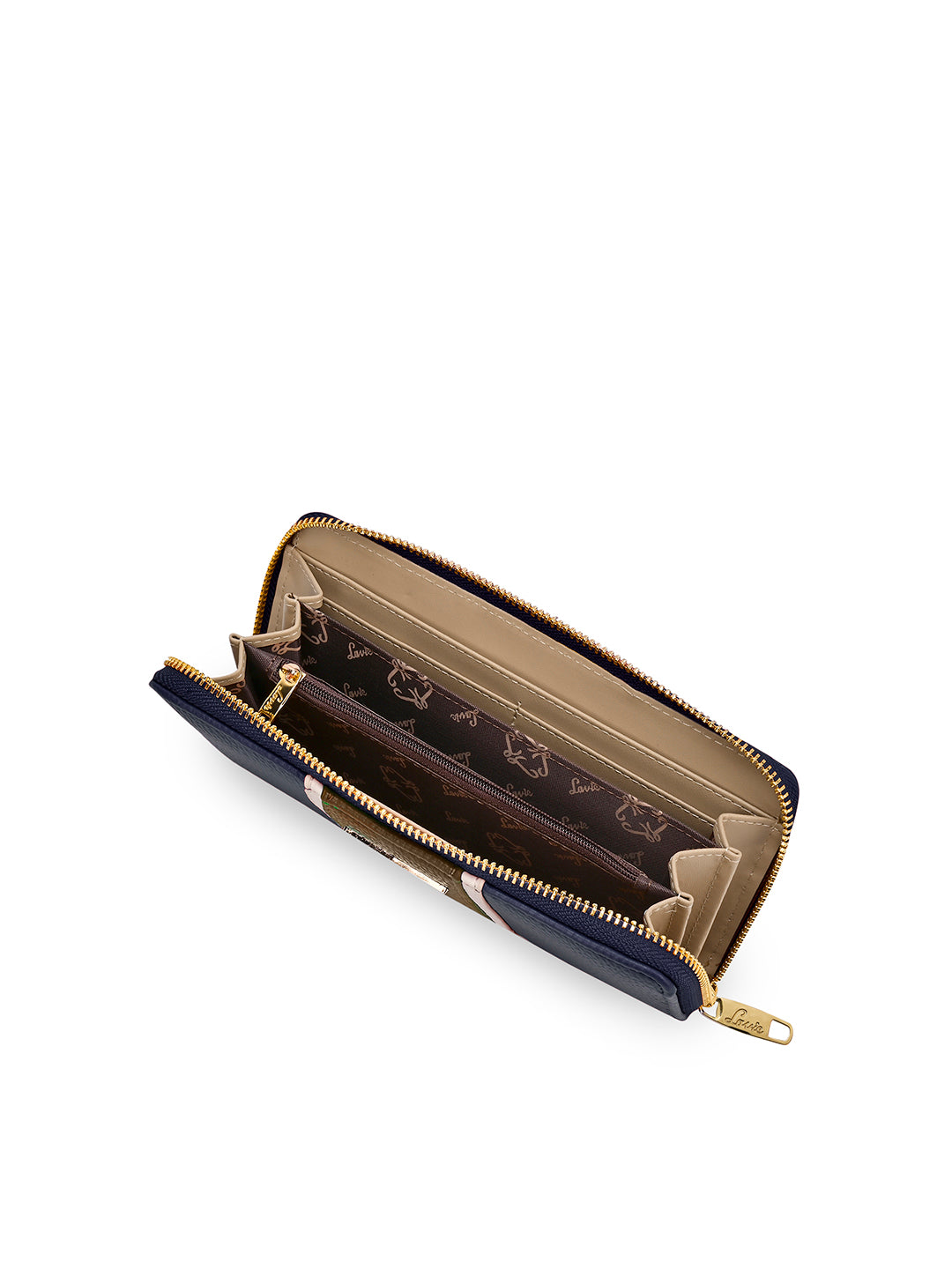 Colourblock Berlin Large Zip Around Wallet