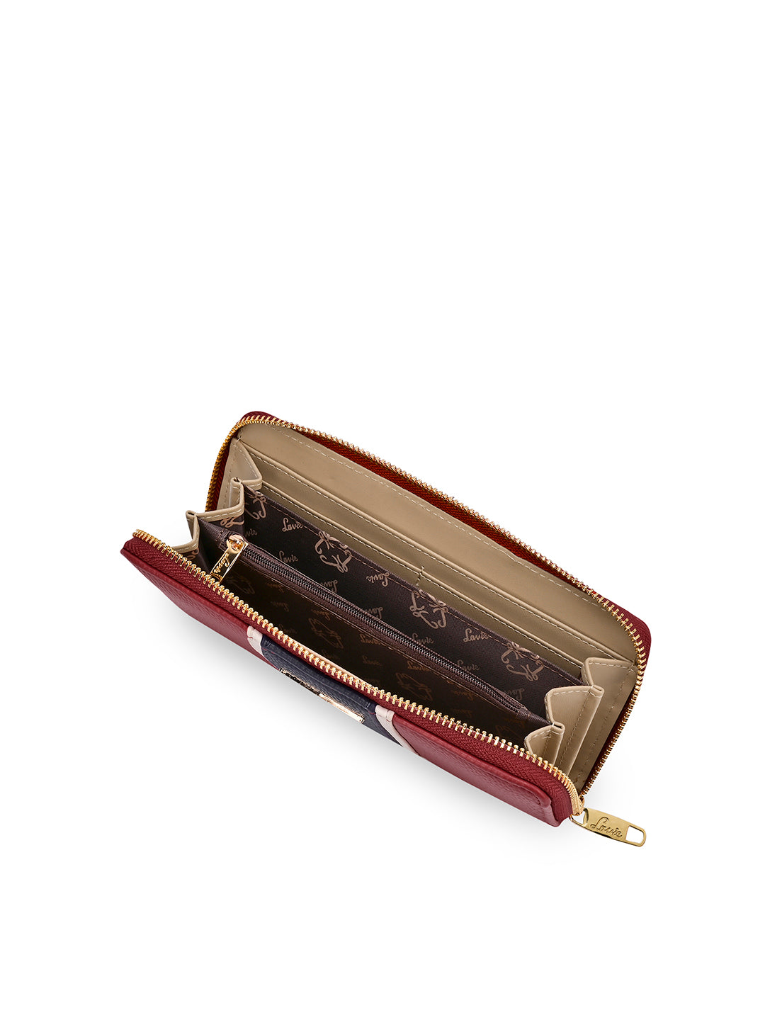 Colourblock Berlin Large Zip Around Wallet