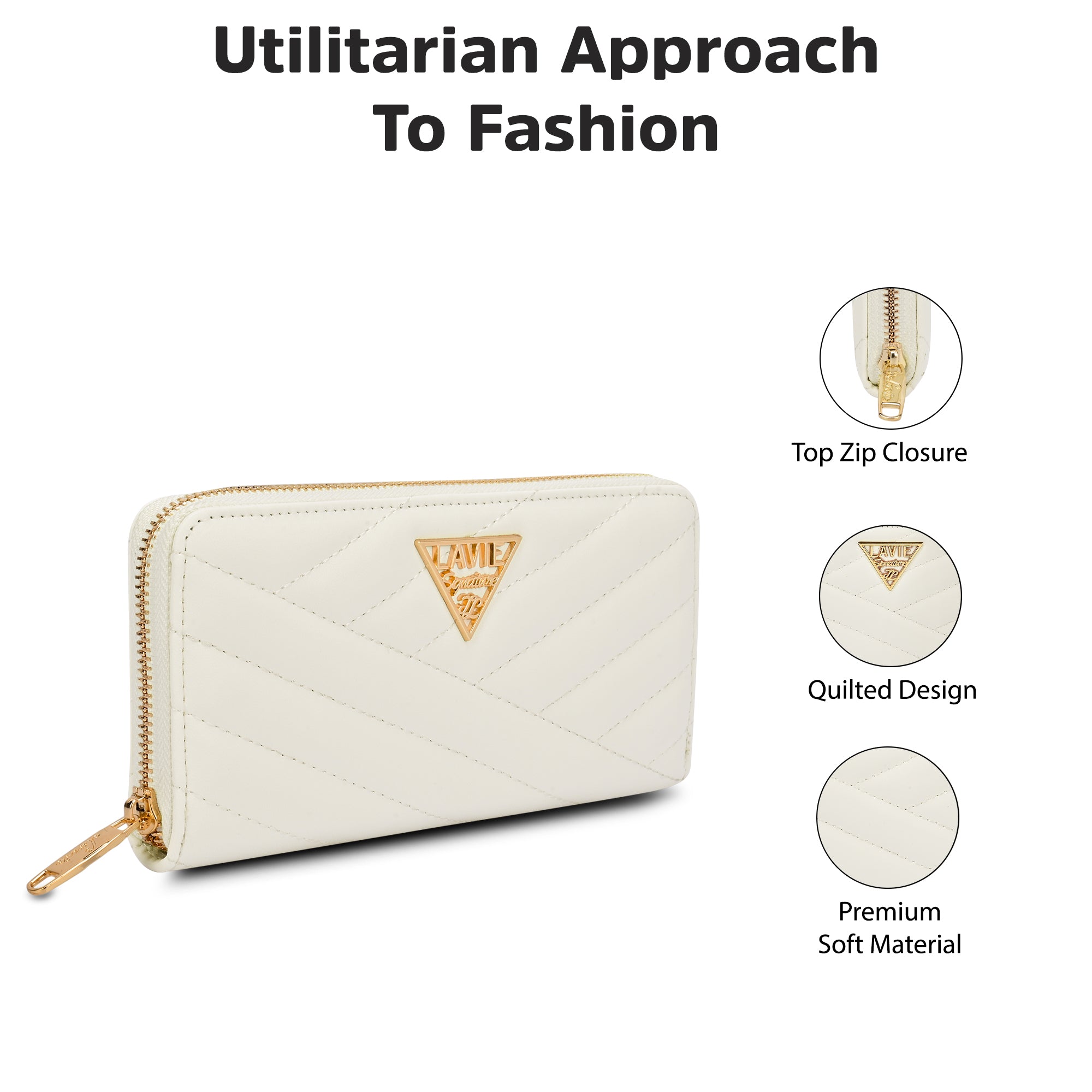 Quilt Berlin Zip Around Large Wallet