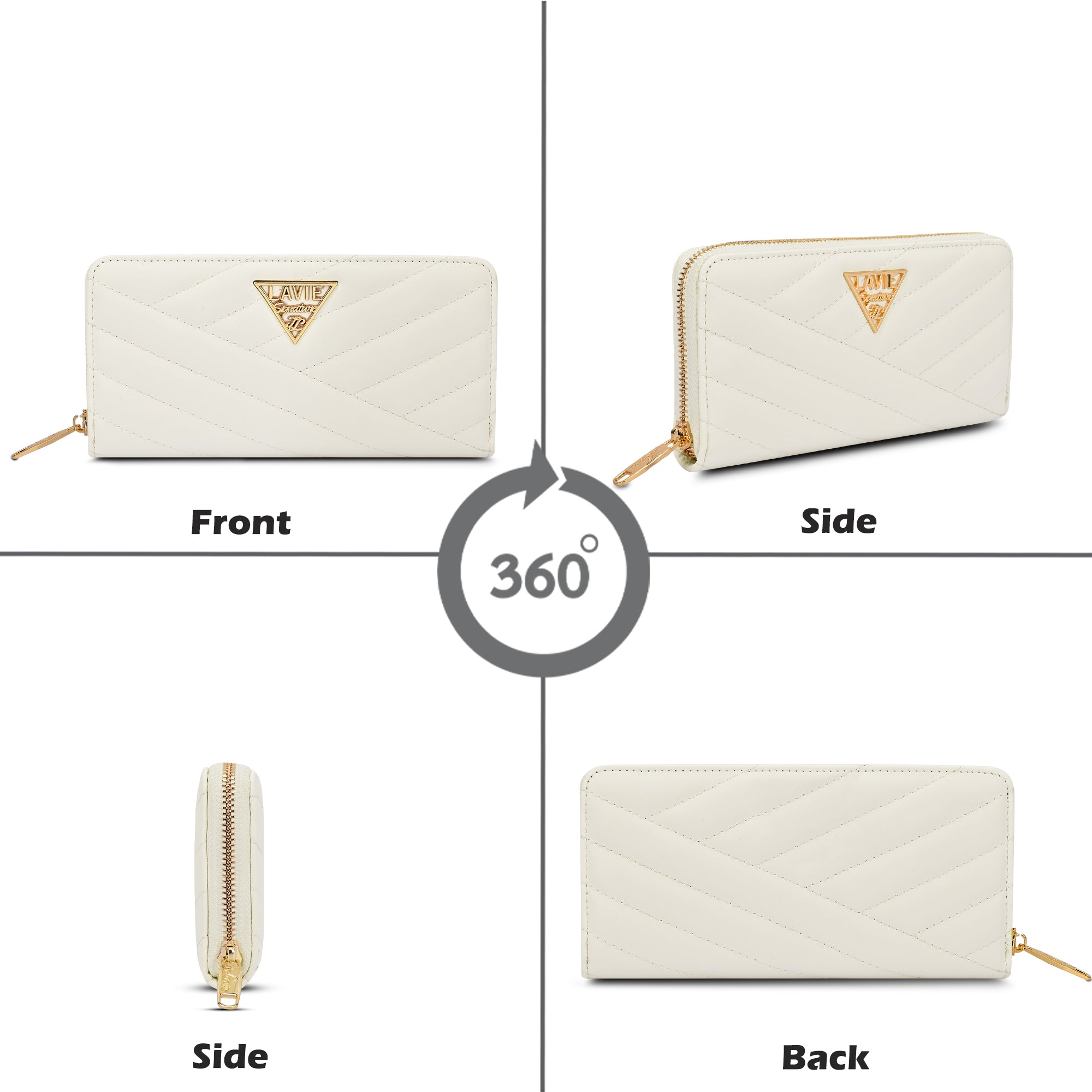Quilt Berlin Zip Around Large Wallet