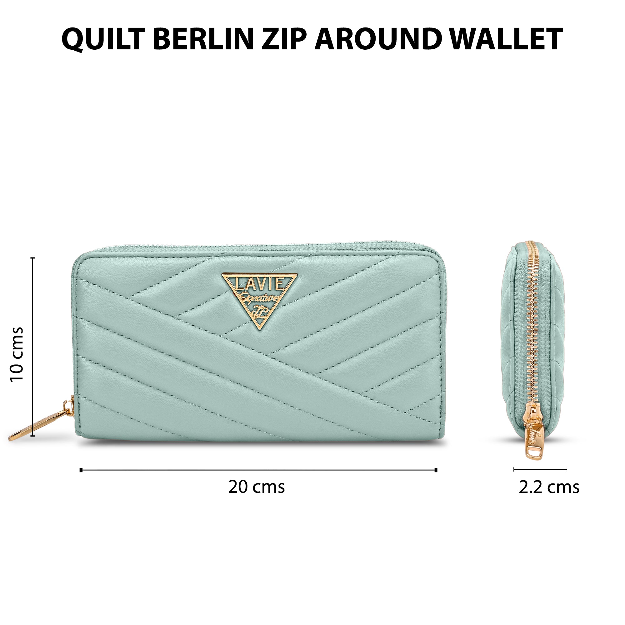 Quilt Berlin Zip Around Large Wallet