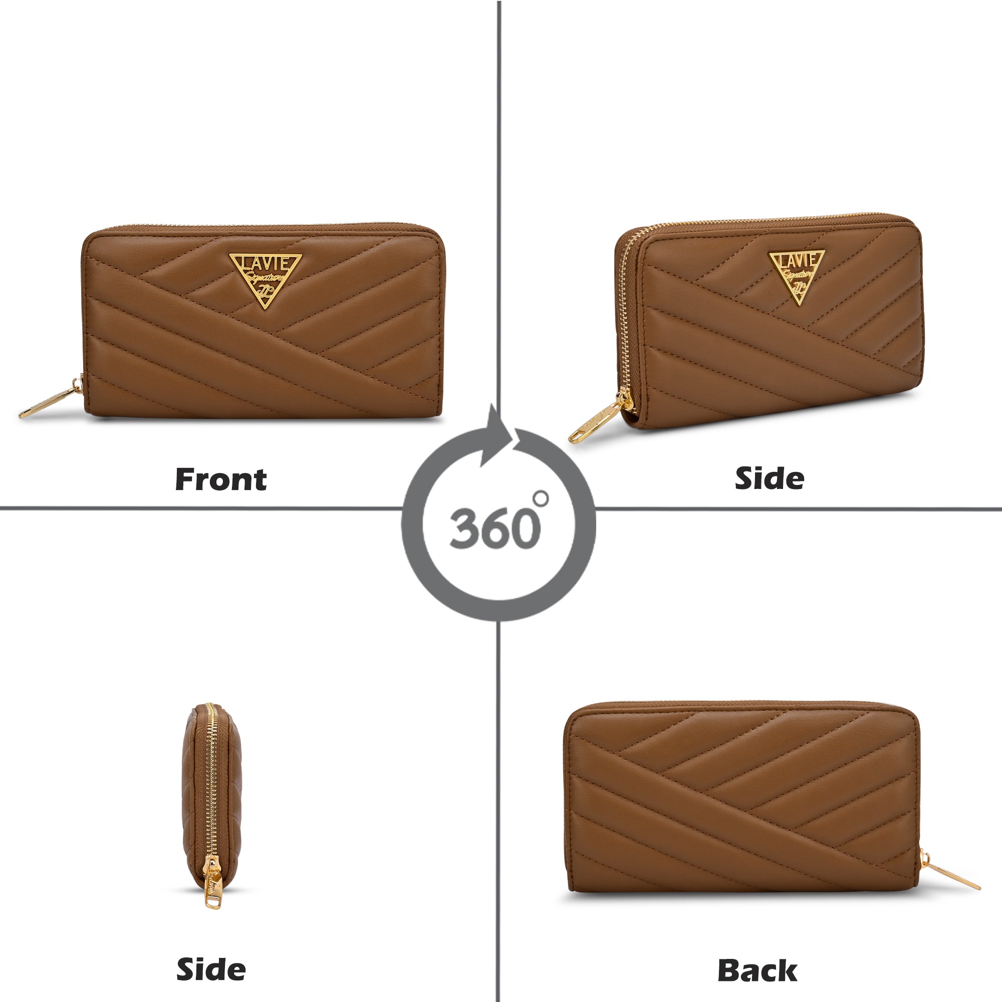 Quilt Berlin Zip Around Large Wallet