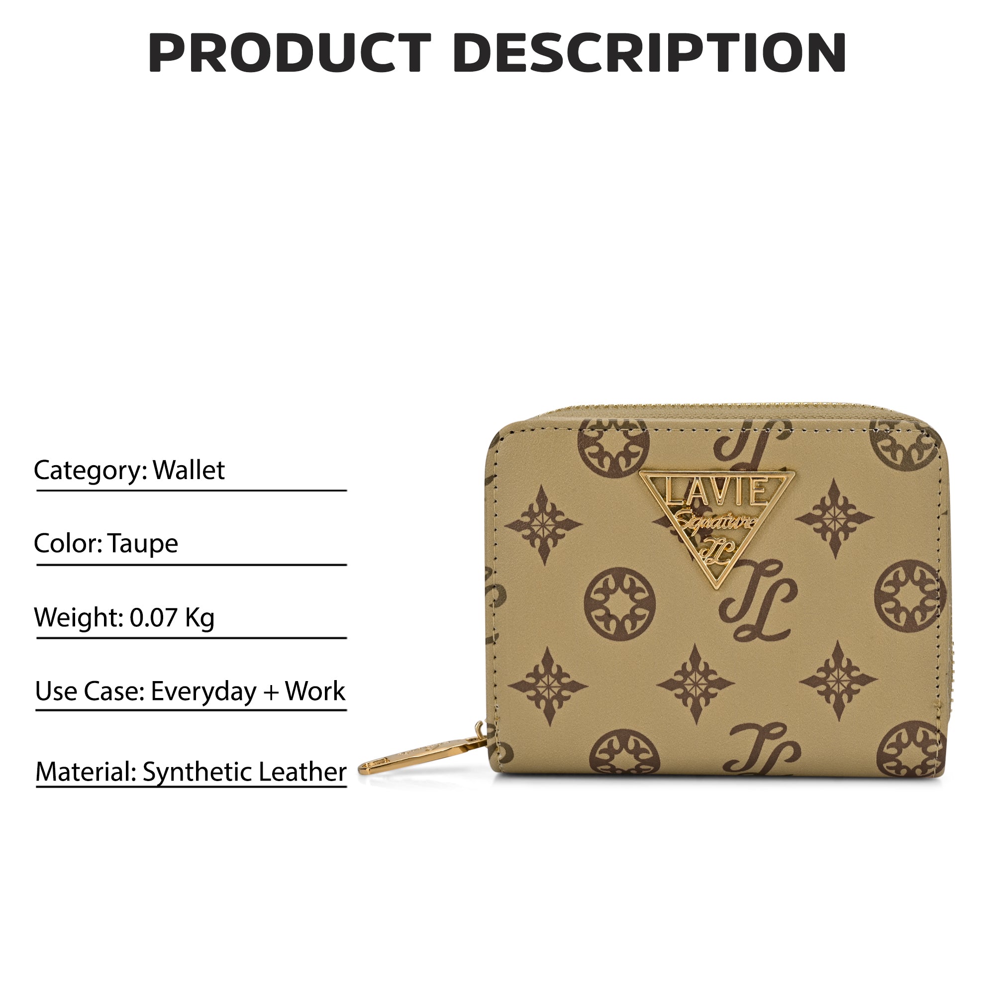 Mono Derby Flapzip Around Small Wallet