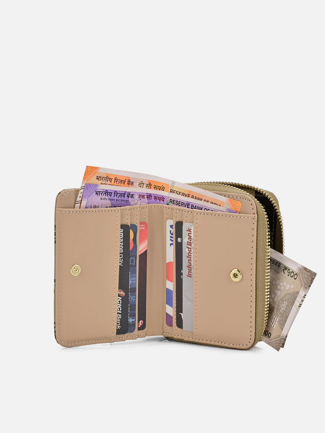 Mono Derby Flapzip Around Small Wallet