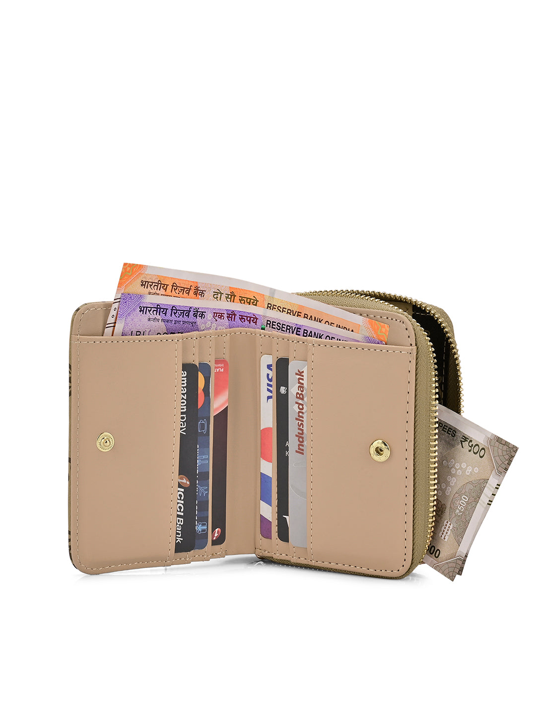 Mono Derby Flapzip Around Small Wallet