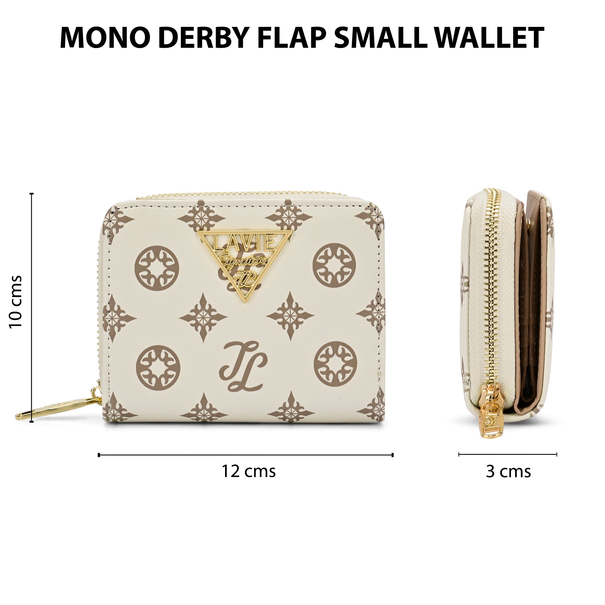 Mono Derby Flapzip Around Small Wallet