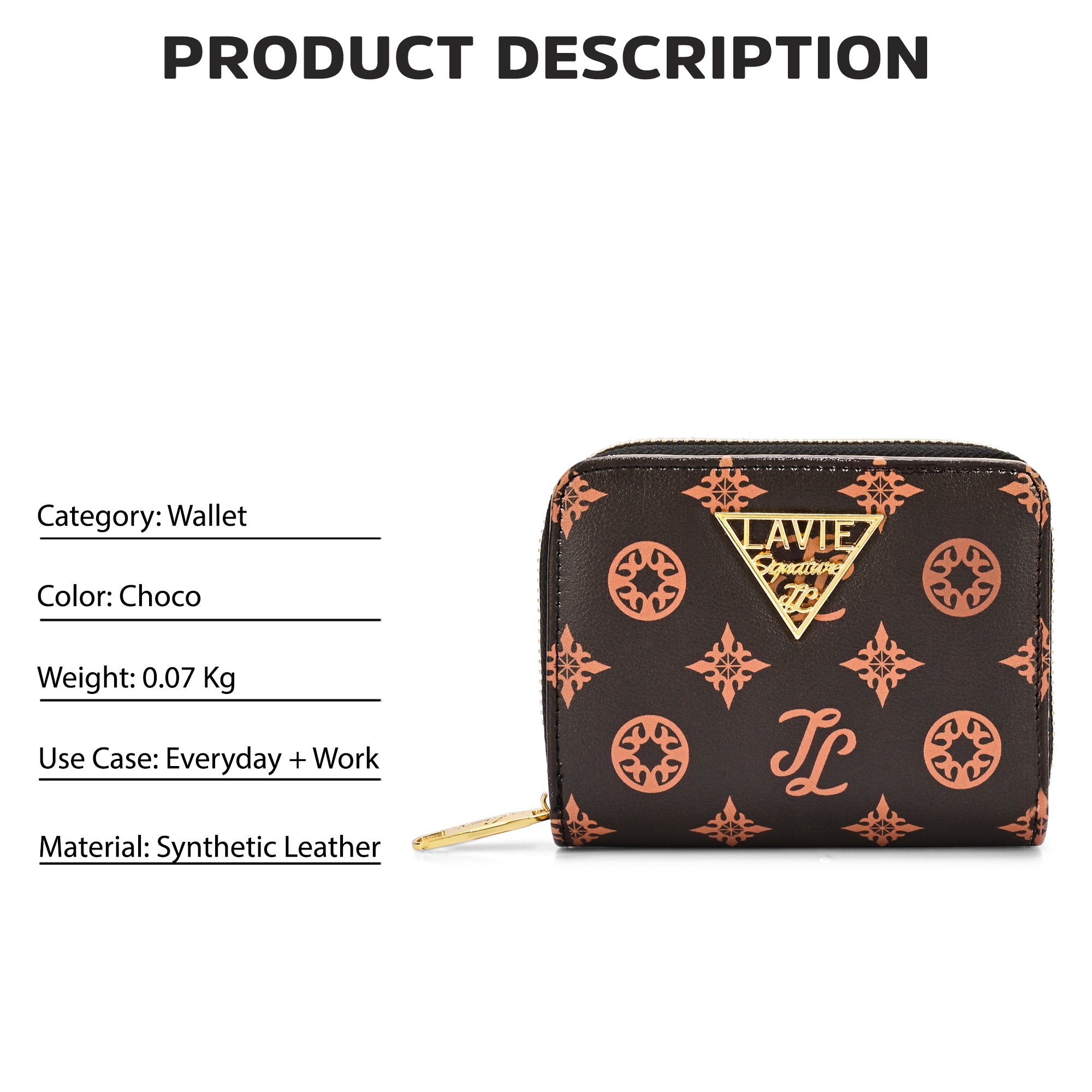 Mono Derby Flapzip Around Small Wallet