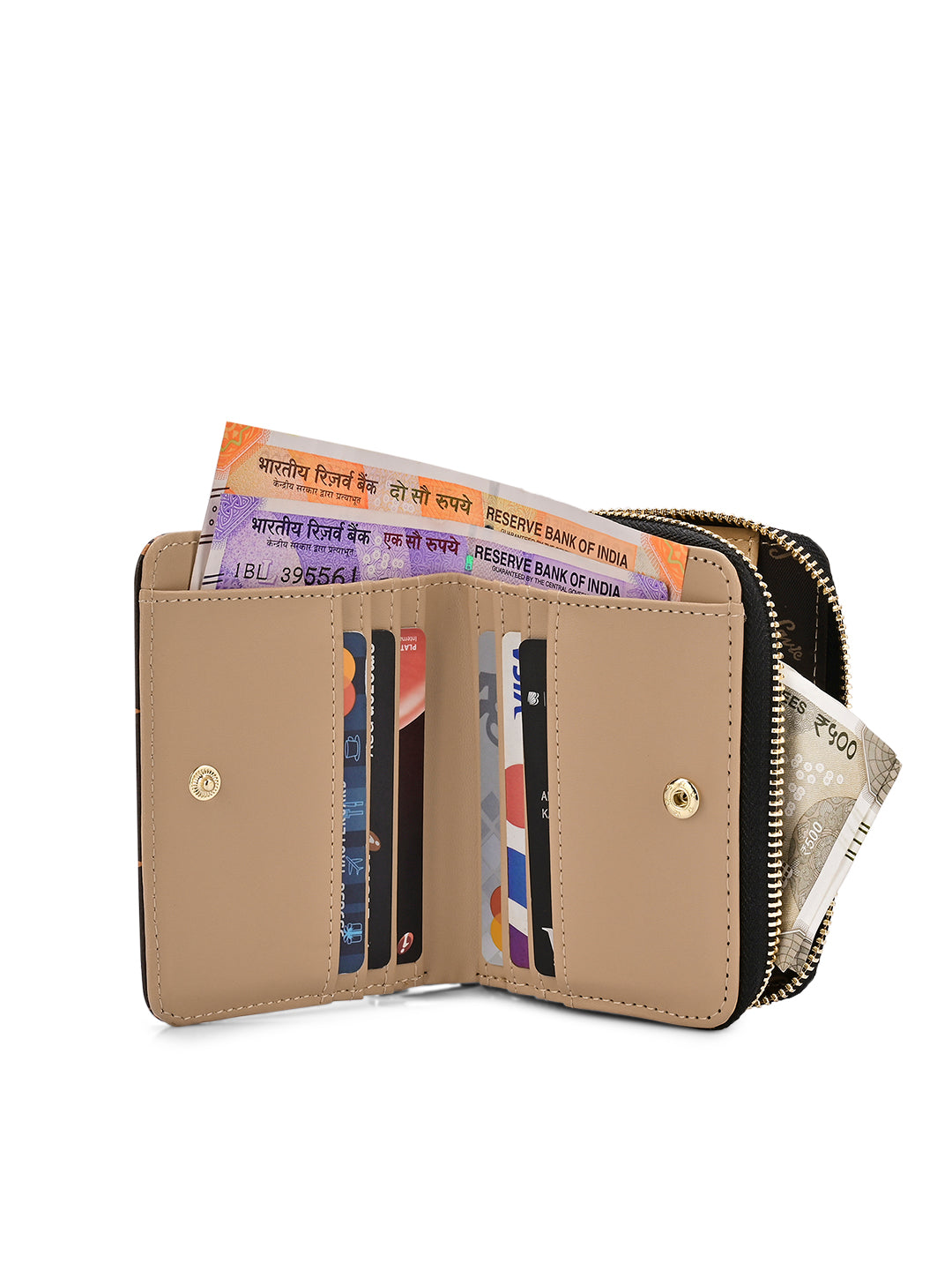 Mono Derby Flapzip Around Small Wallet