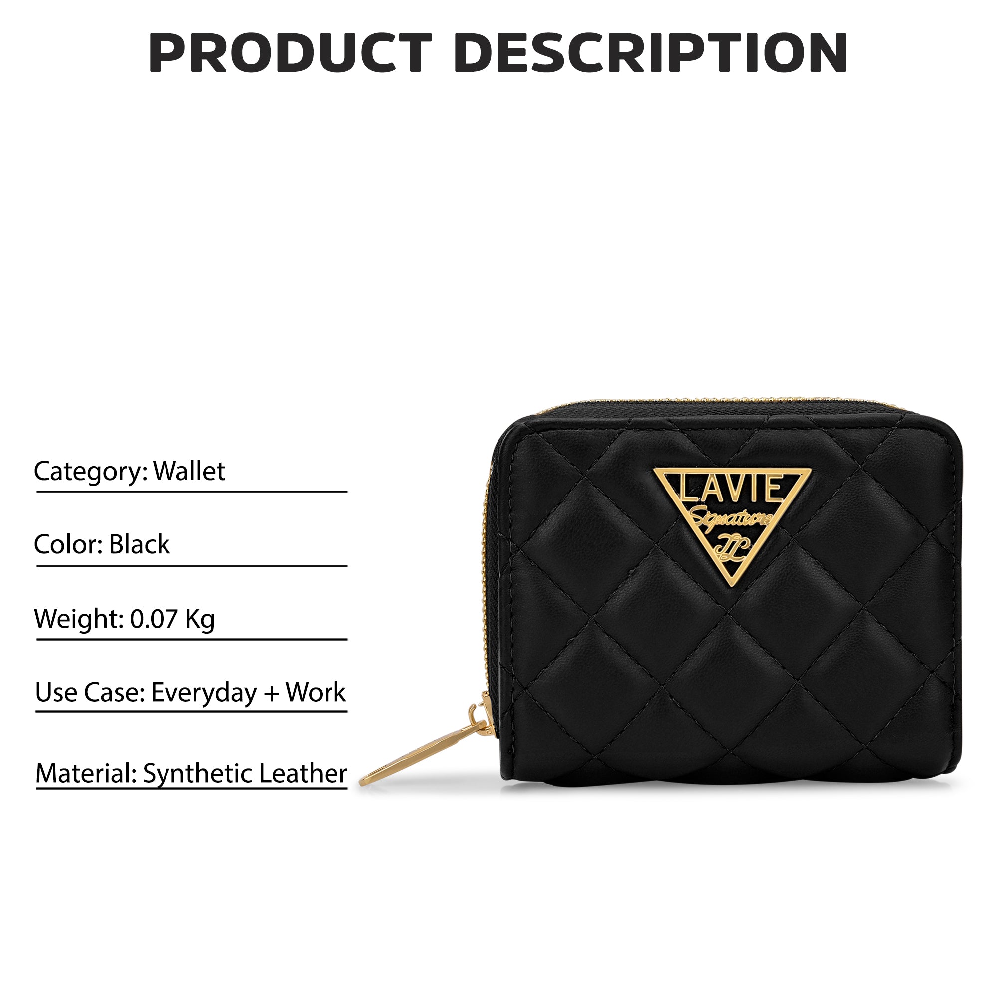 Quilt Derby Flapzip Around Small Wallet