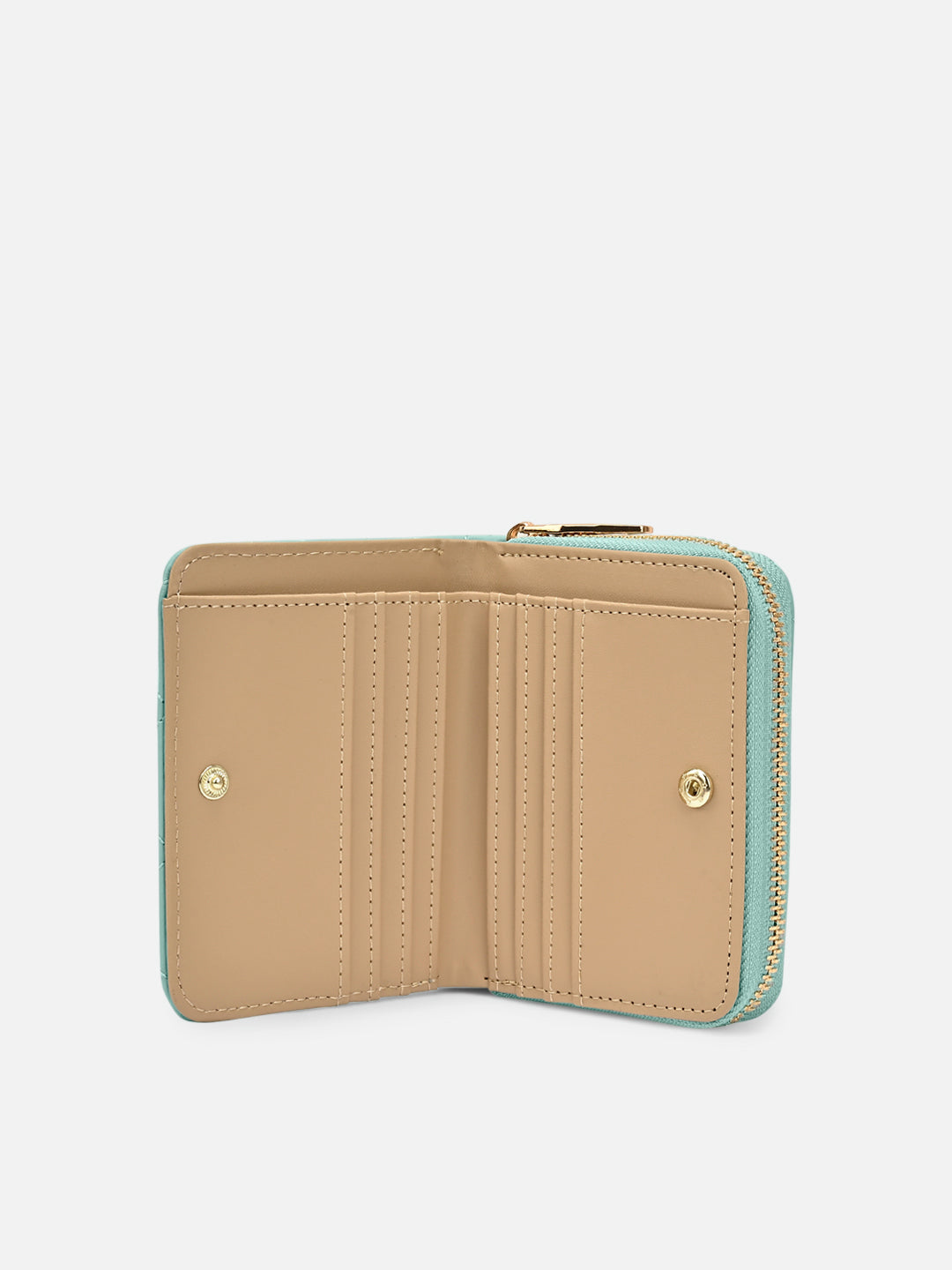 Quilt Derby Flapzip Around Small Wallet
