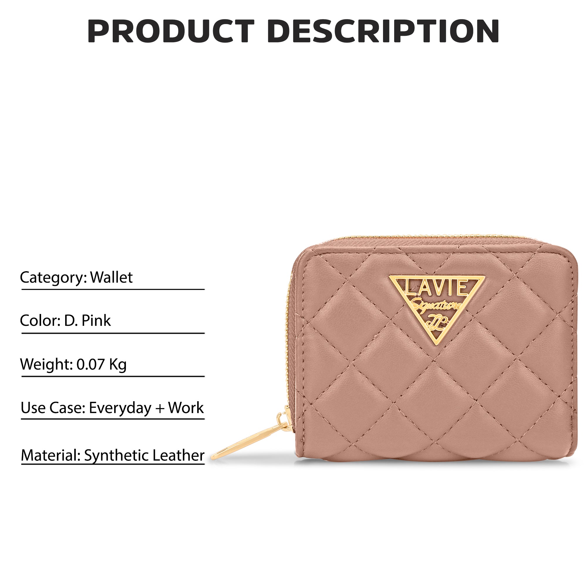 Quilt Derby Flapzip Around Small Wallet