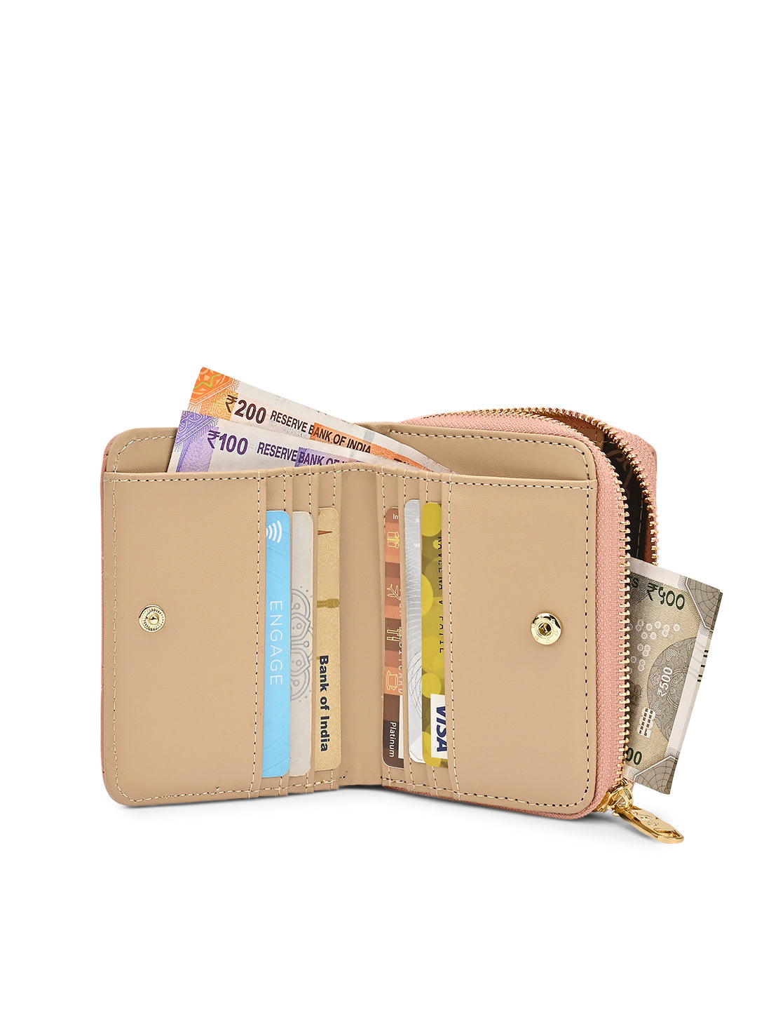 Quilt Derby Flapzip Around Small Wallet