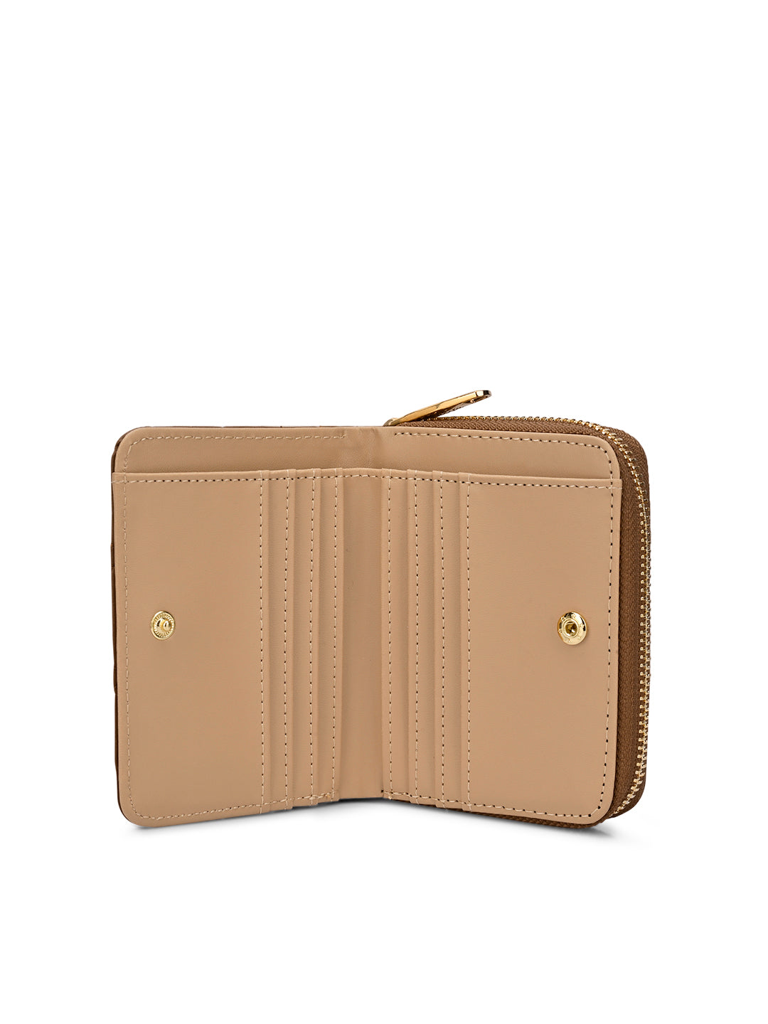 Quilt Derby Flapzip Around Small Wallet