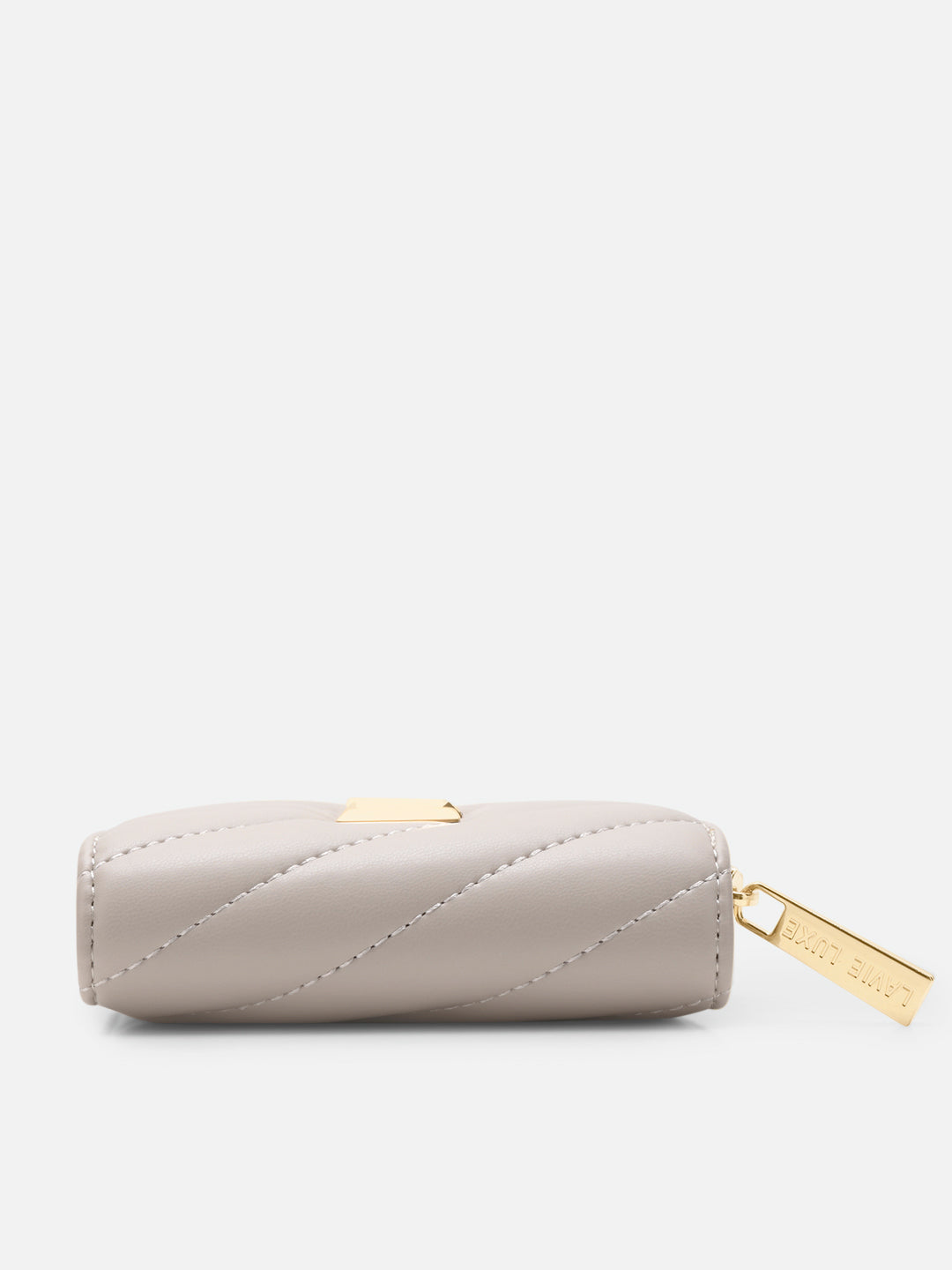 Diagonal Flap25 Small Zip Wallet