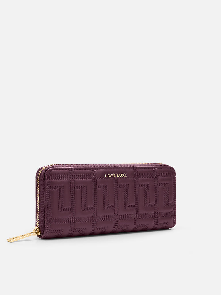 Quina25 Large Zip Around Wallet
