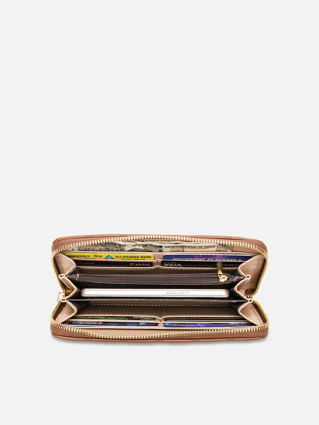 Quina25 Large Zip Around Wallet