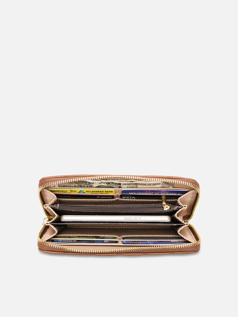 Quina25 Large Zip Around Wallet