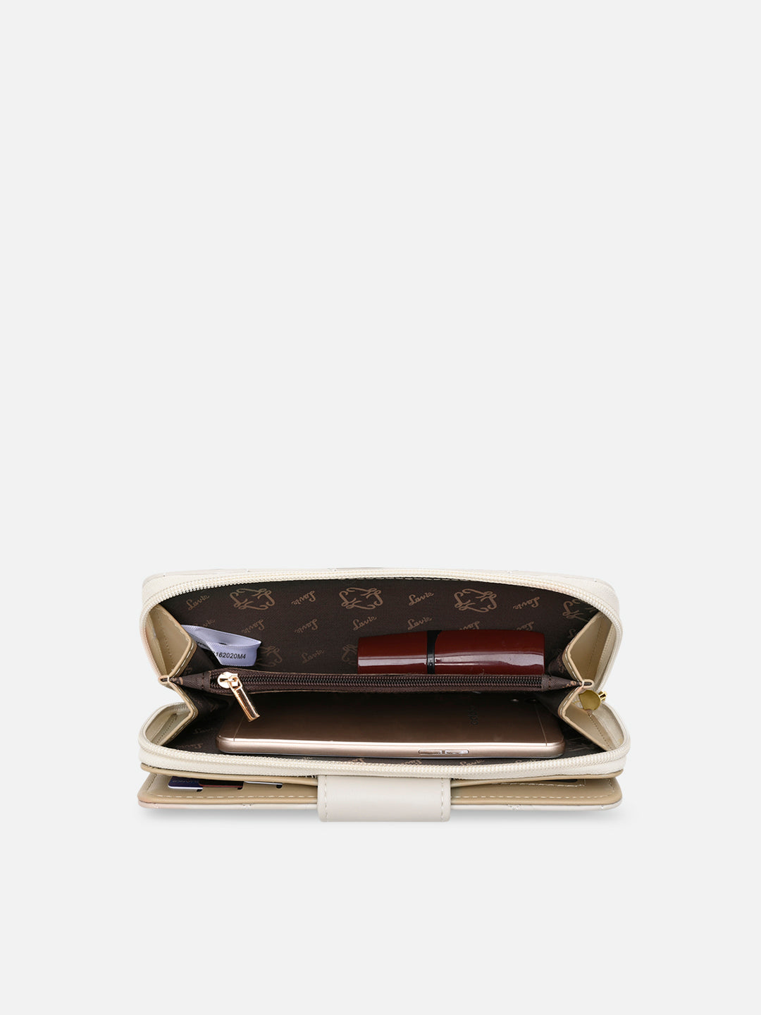 Diamond25 Large Bifold Zip Wallet