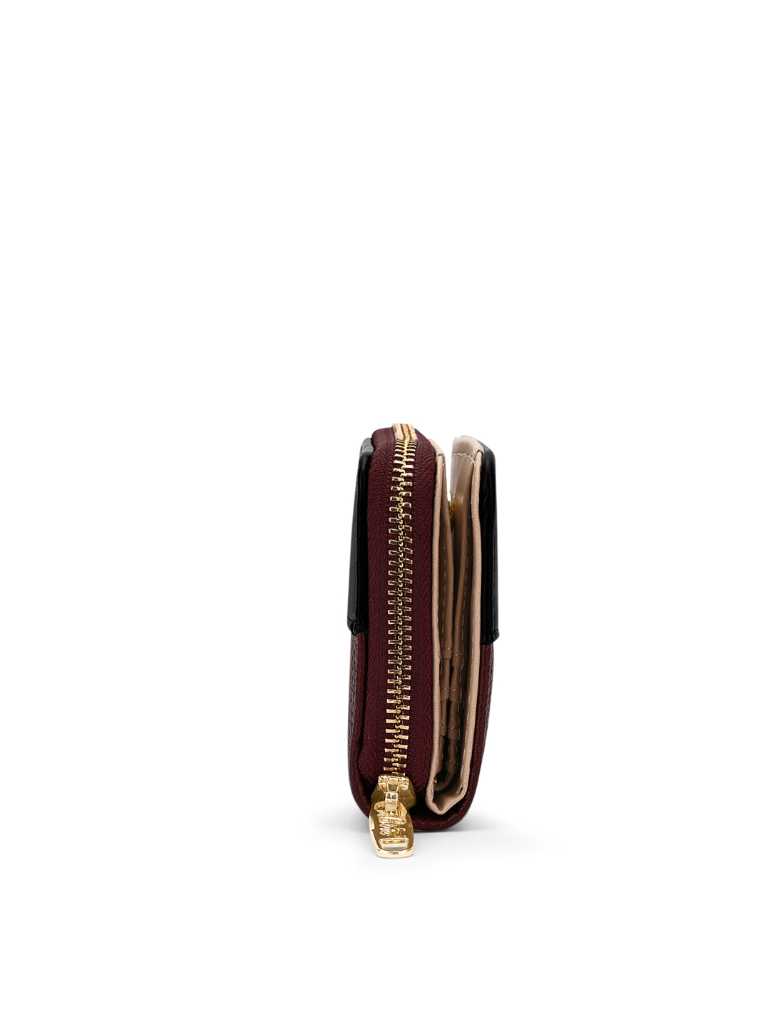 Utah Colourblock Flap Small Zip Around 'S Ladies Wallet Maroon