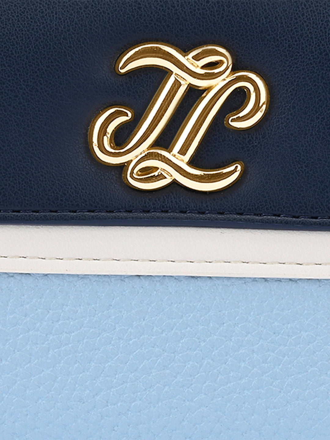 Utah Colourblock Flap Small Zip Around 'S Ladies Wallet Pale Blue