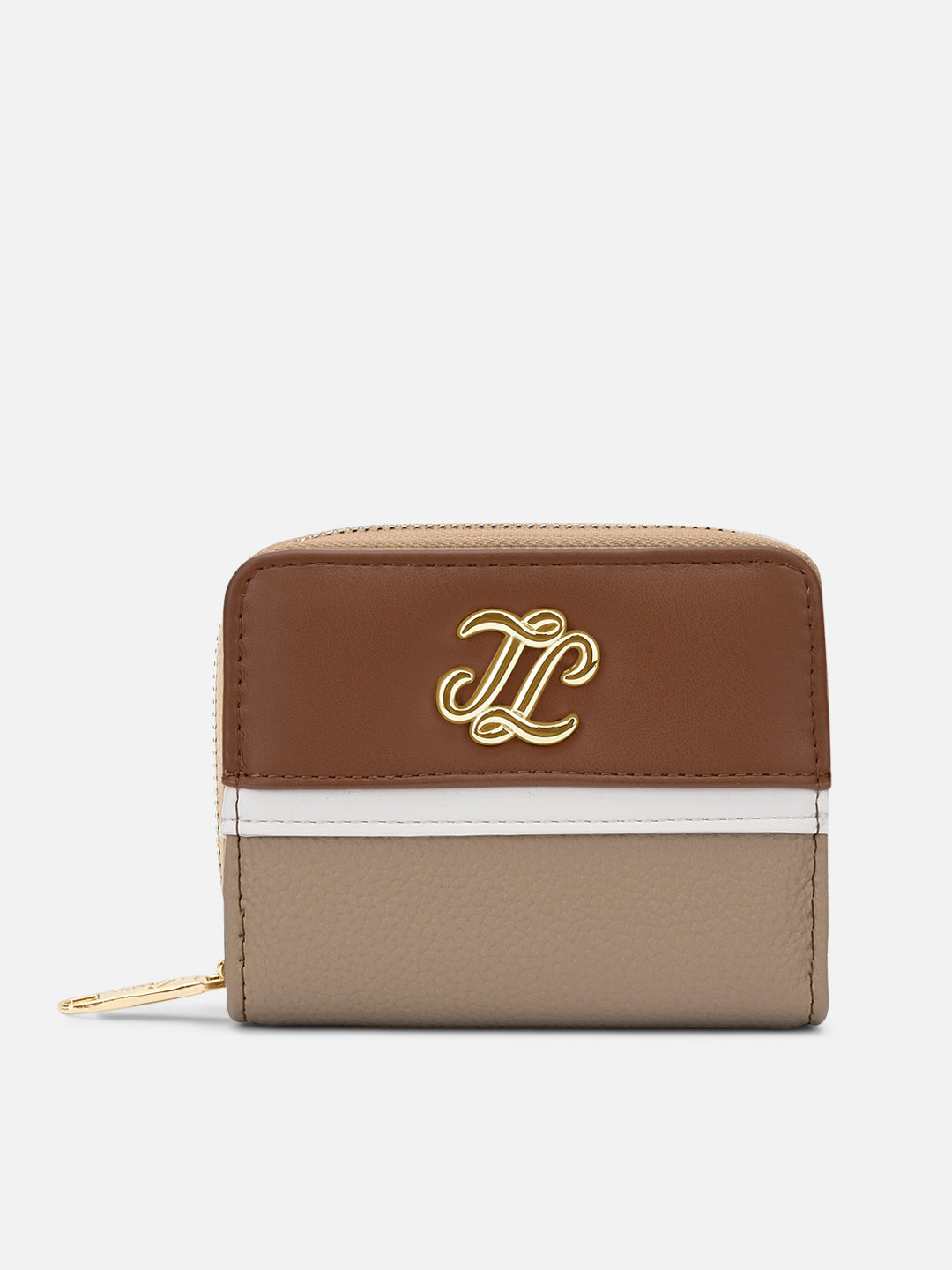 Utah Colourblock Flap Small Zip Around 'S Ladies Wallet Sand