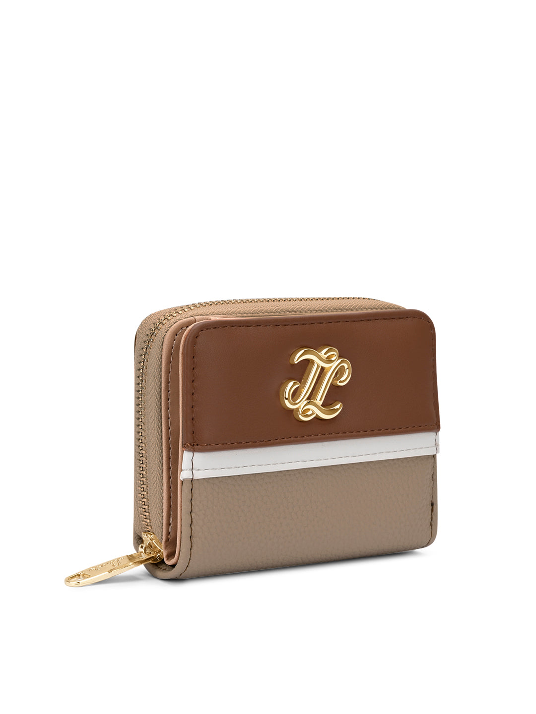 Utah Colourblock Flap Small Zip Around 'S Ladies Wallet Sand