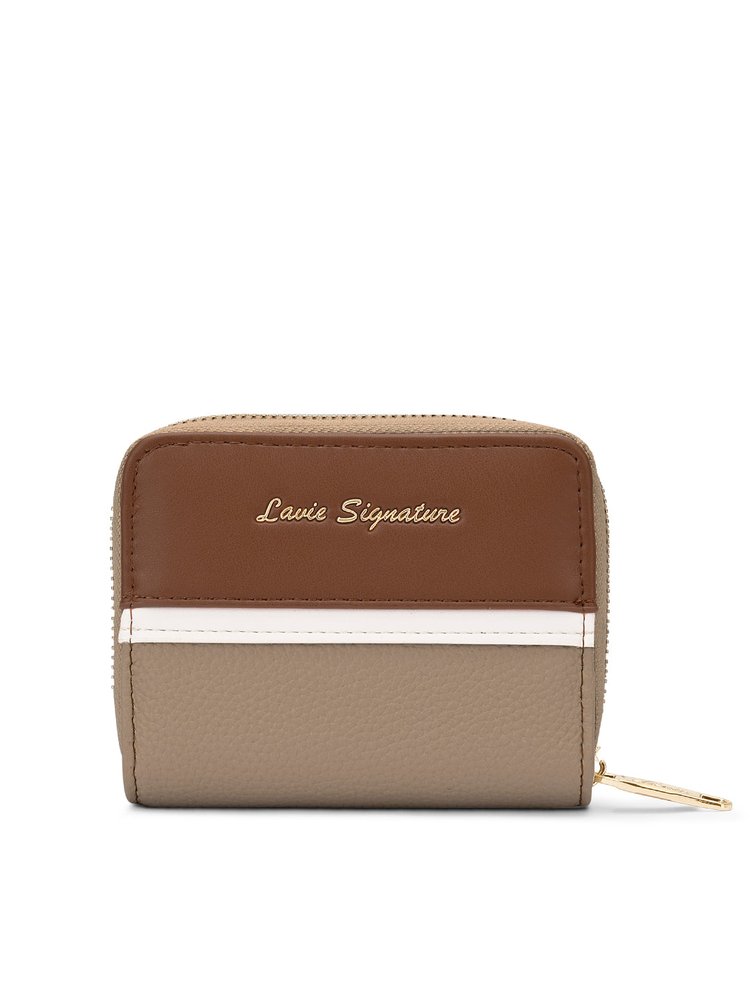 Utah Colourblock Flap Small Zip Around 'S Ladies Wallet Sand
