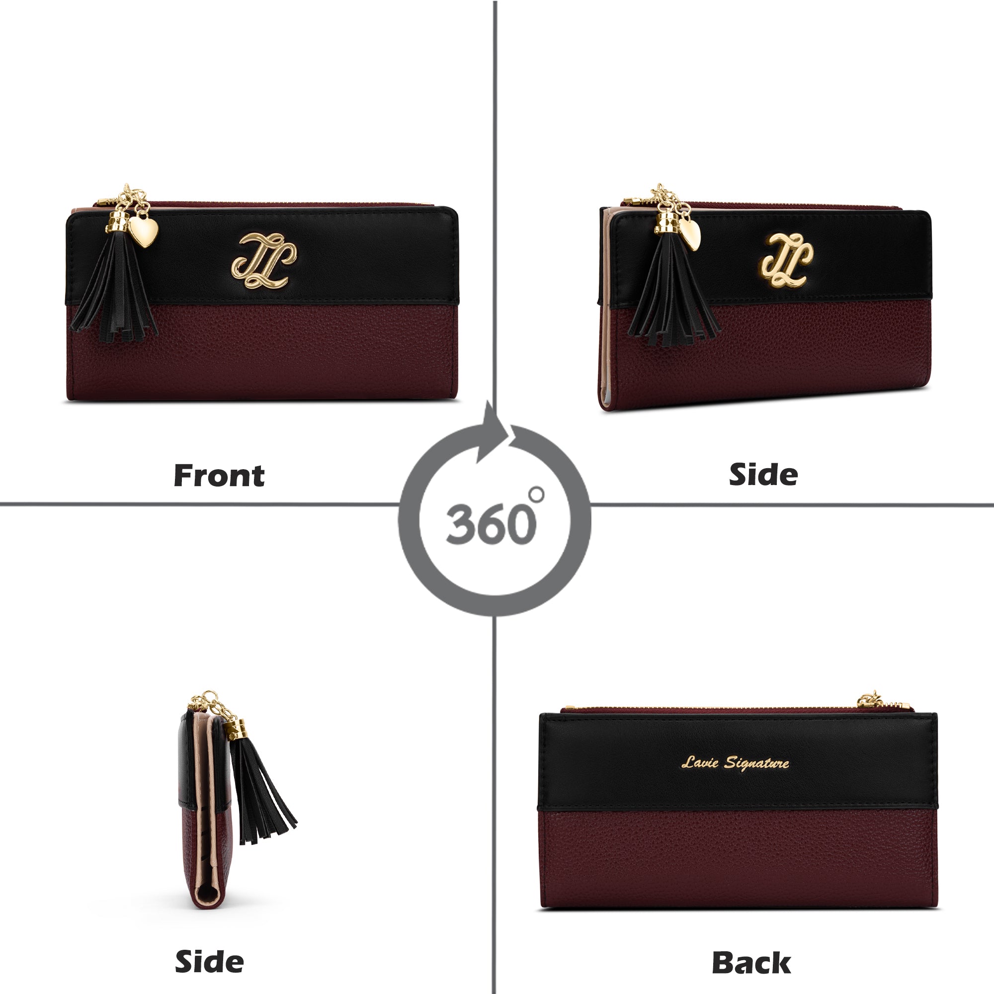 Nevada Flap Satchel Bag Maroon