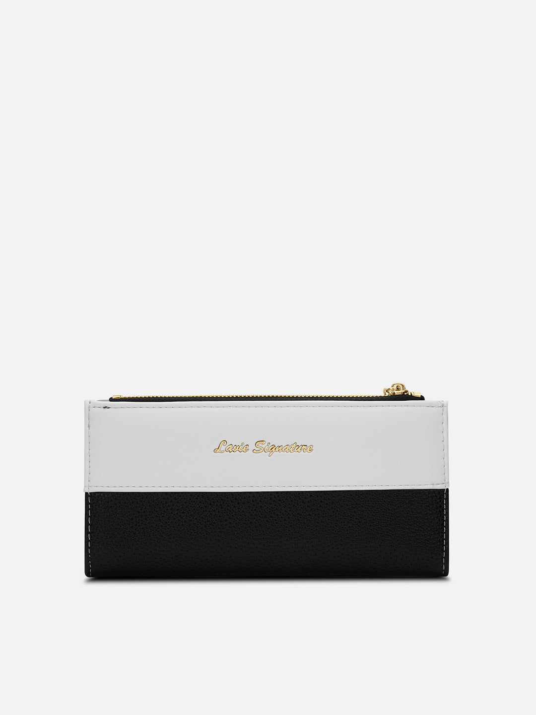 Vermont Colourblock Bifold Zip 'S Ladies Wallet Black