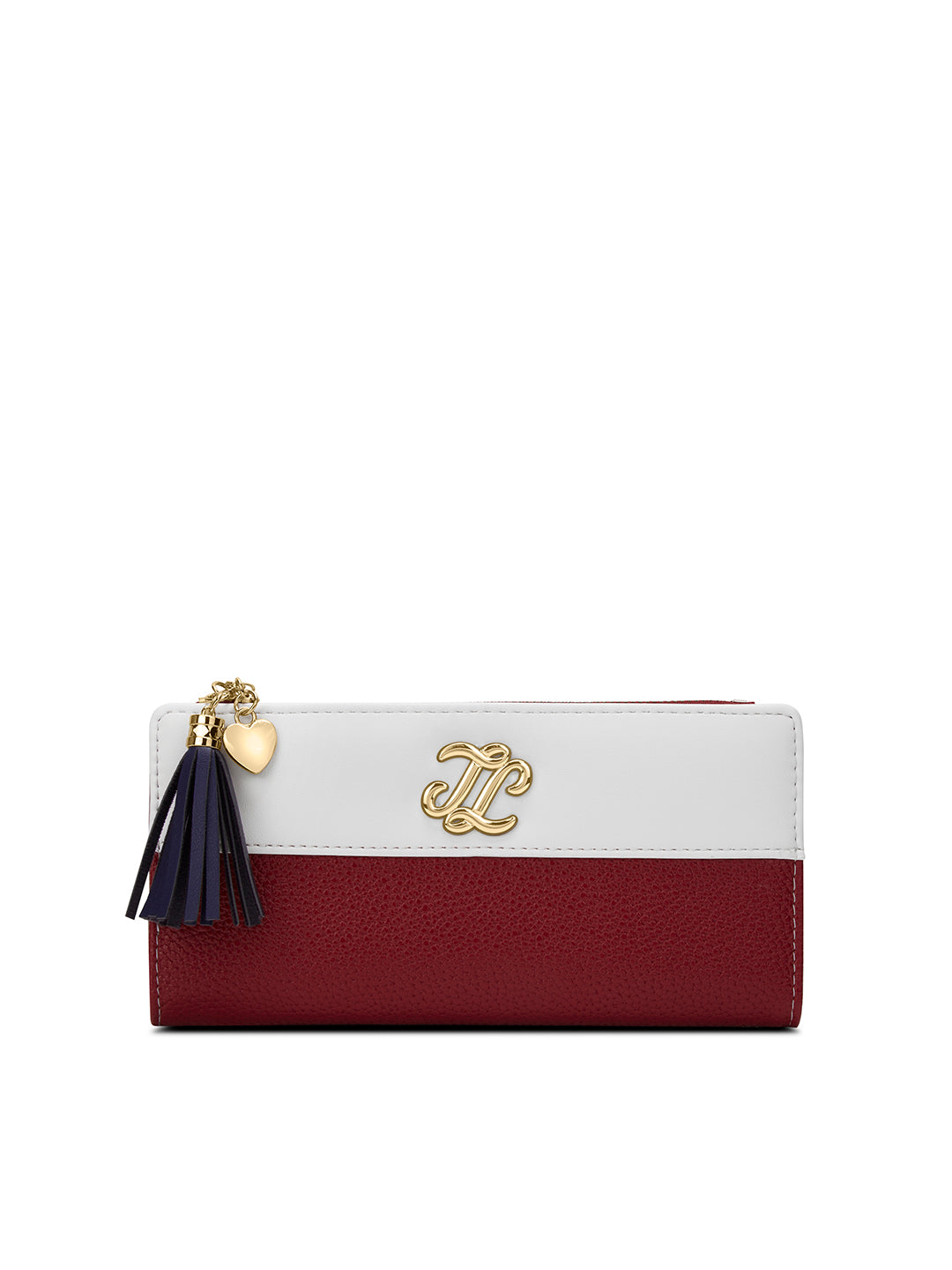 Vermont Colourblock Bifold Zip 'S Ladies Wallet Red