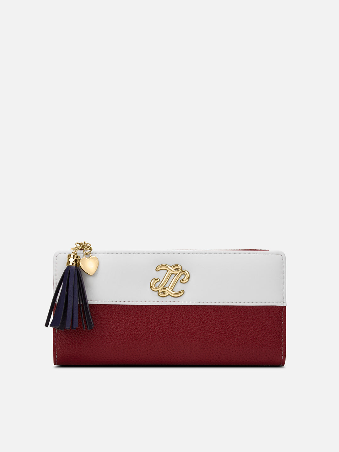 Vermont Colourblock Bifold Zip 'S Ladies Wallet Red