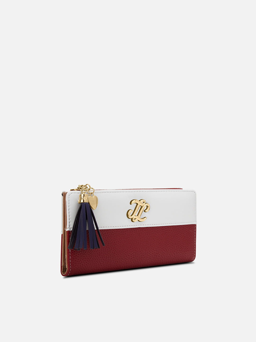 Vermont Colourblock Bifold Zip 'S Ladies Wallet Red