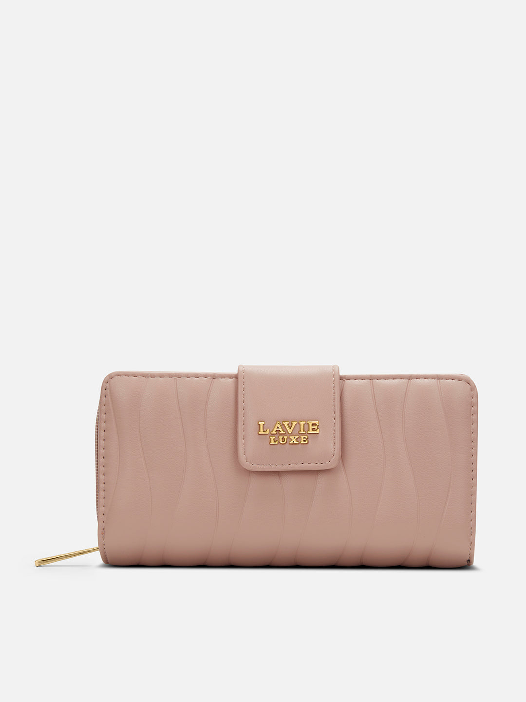 Lucie Emboss Bifold Ziparound Mocha
