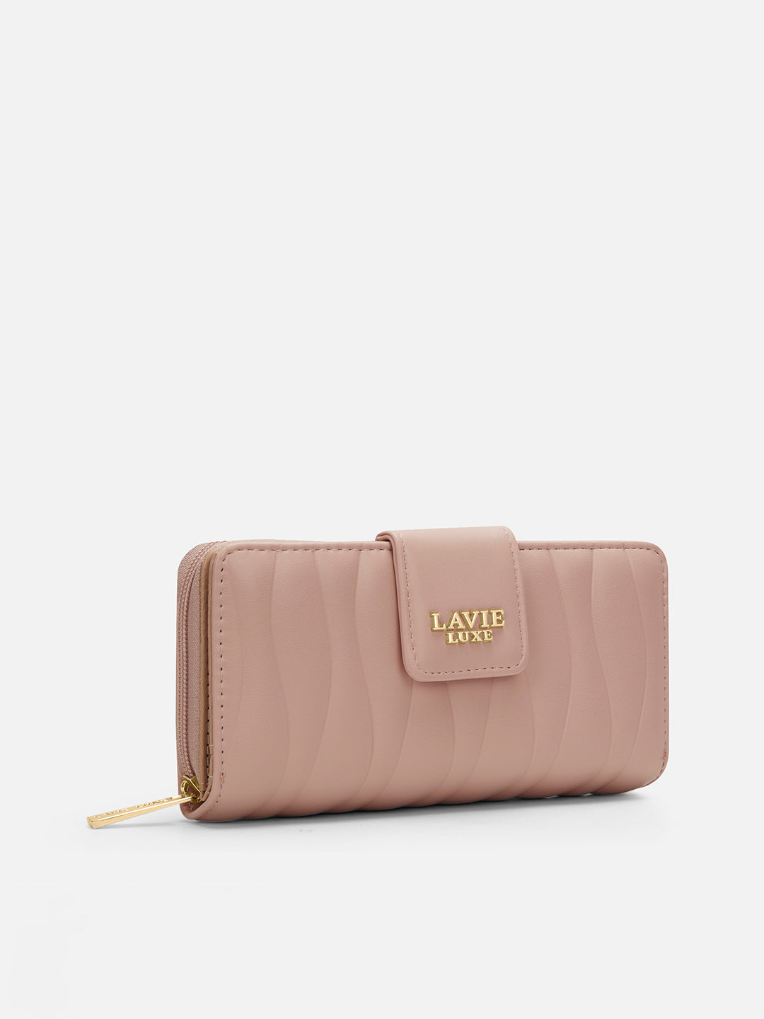 Lucie Emboss Bifold Ziparound Mocha