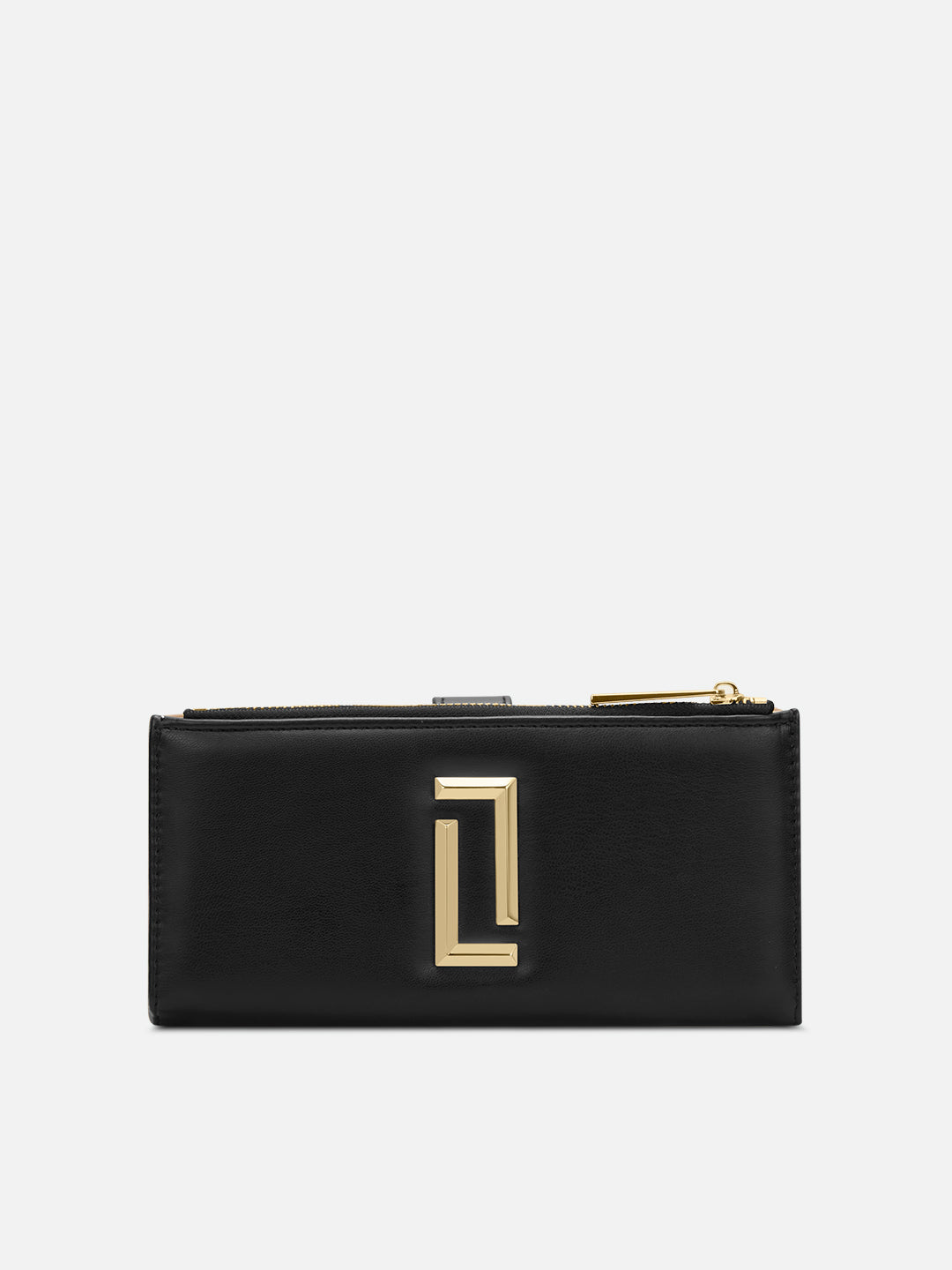 Alice Bifold Zip Large Black