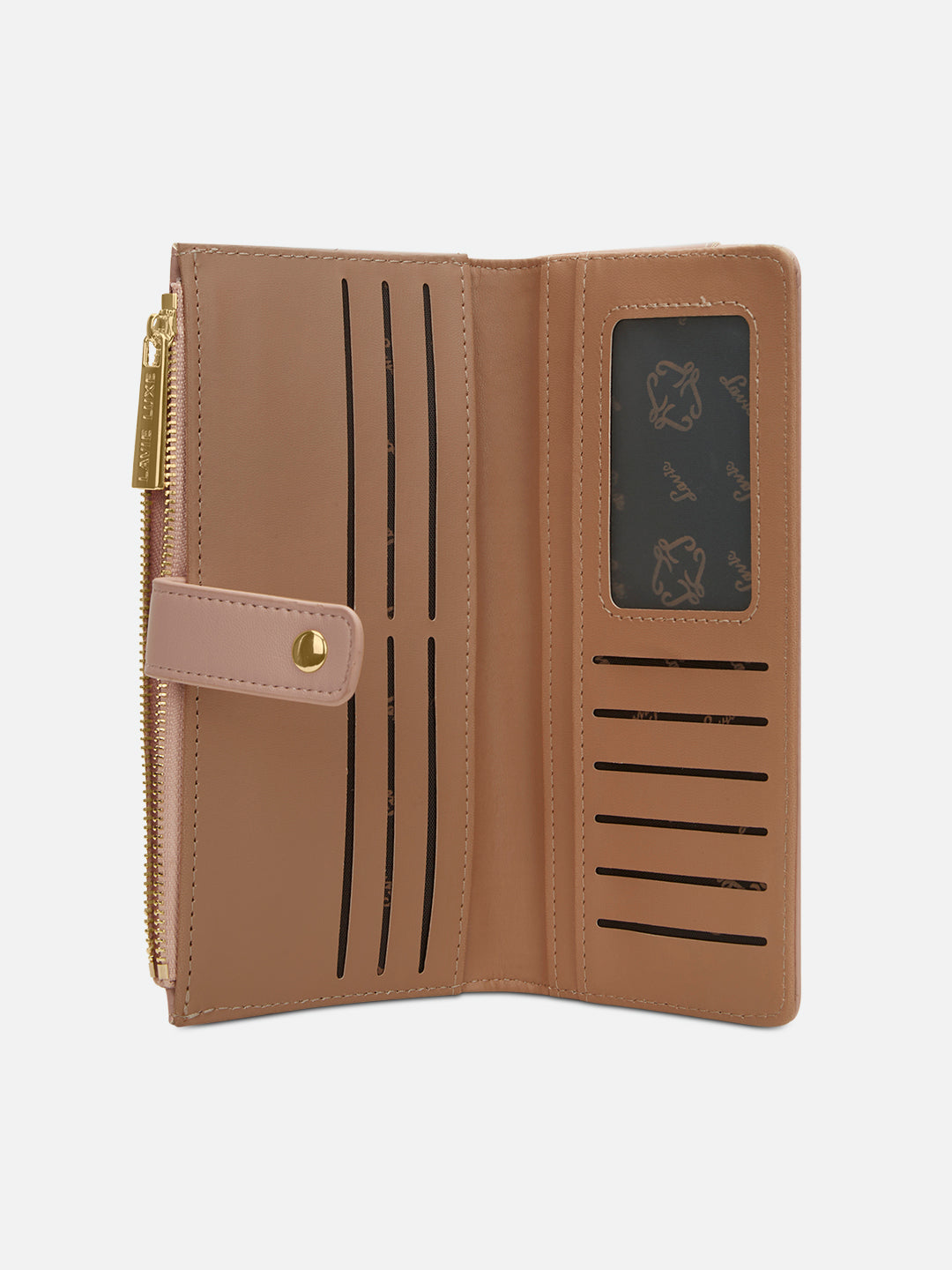 Alice Bifold Zip Large Mocha