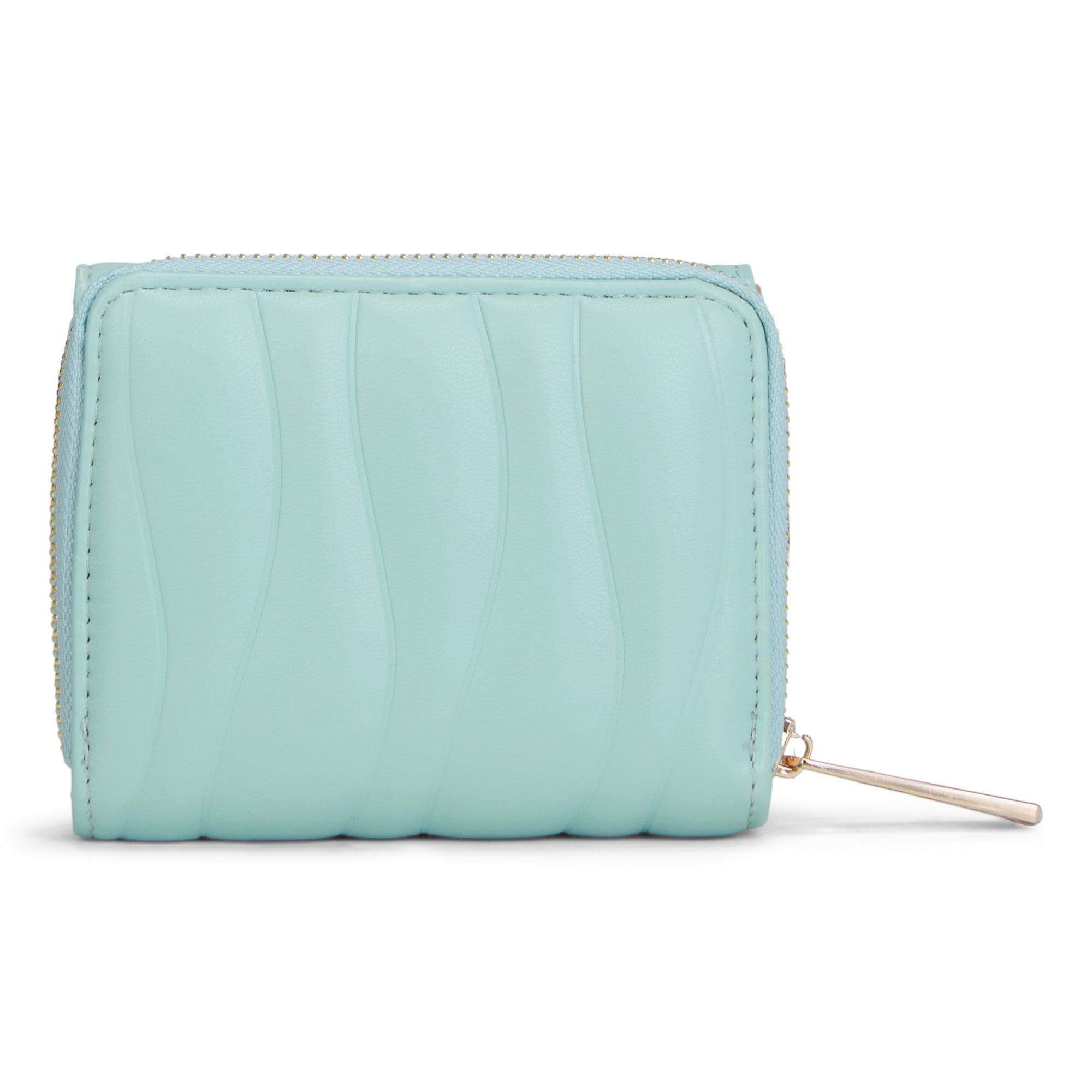 Lucie Emboss Trifold Small Wallet Mint