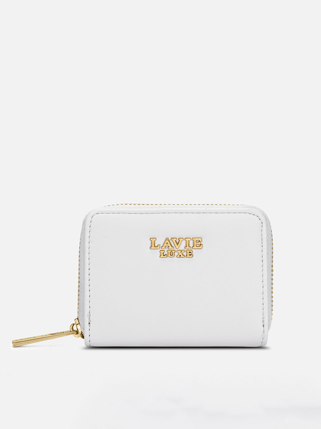 Belle Small Card Wallet White