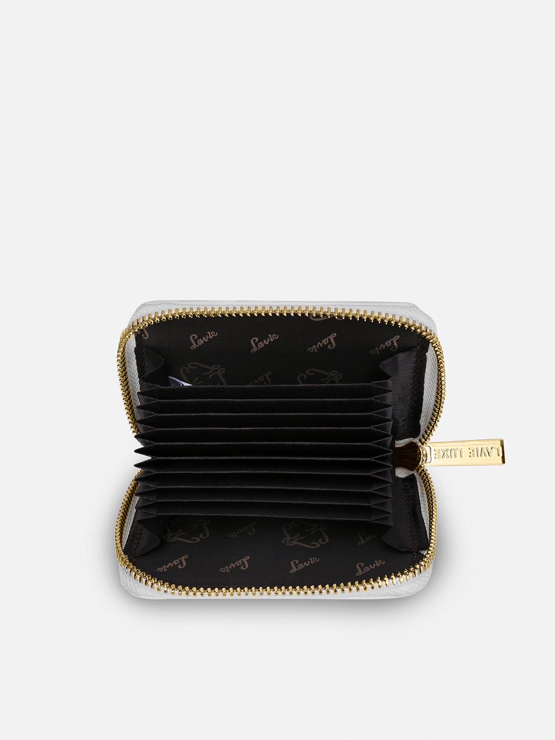 Belle Small Card Wallet White