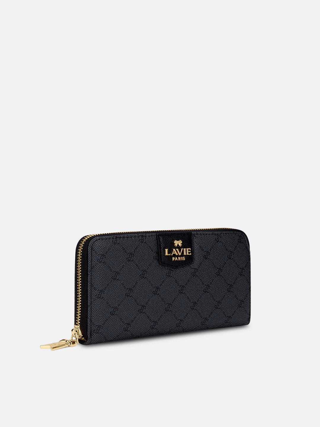 Mono Alfie Large Zip Around Charcoal