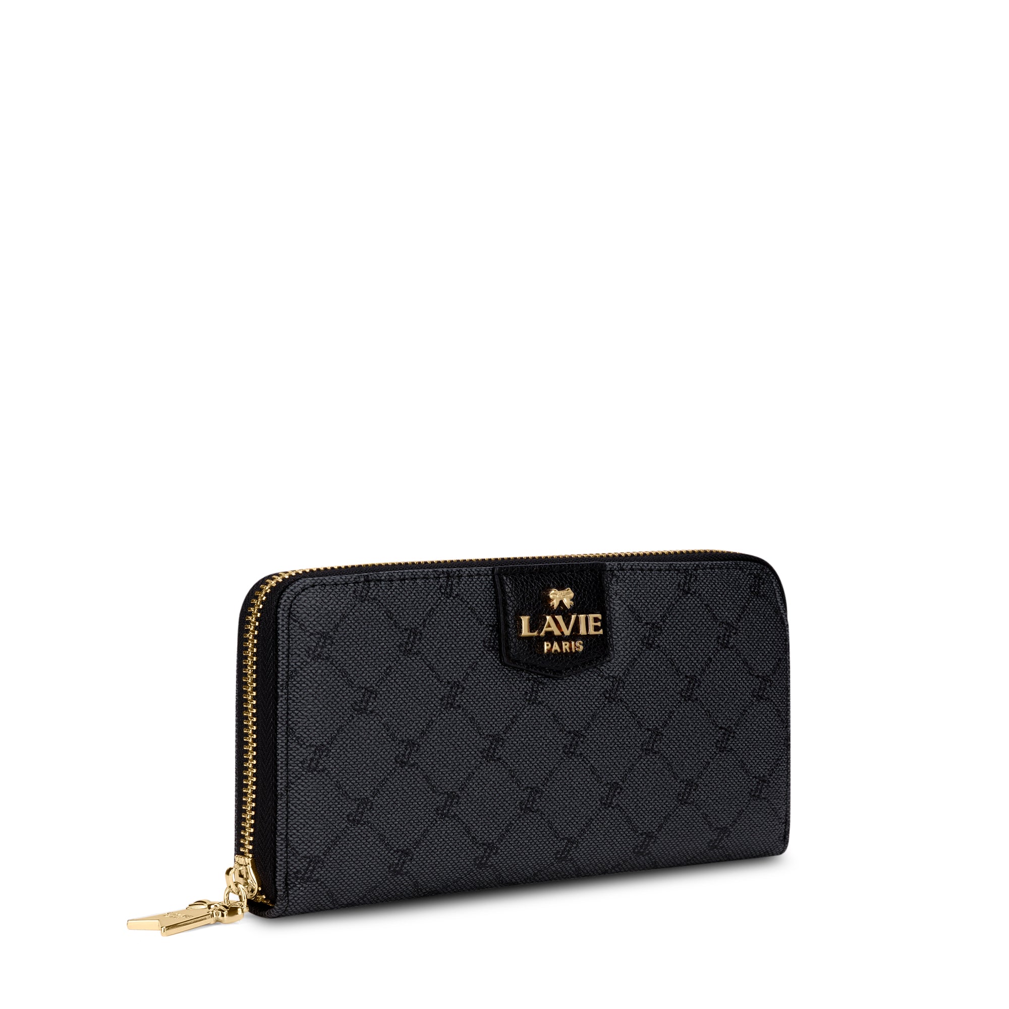 Mono Alfie Large Zip Around Charcoal
