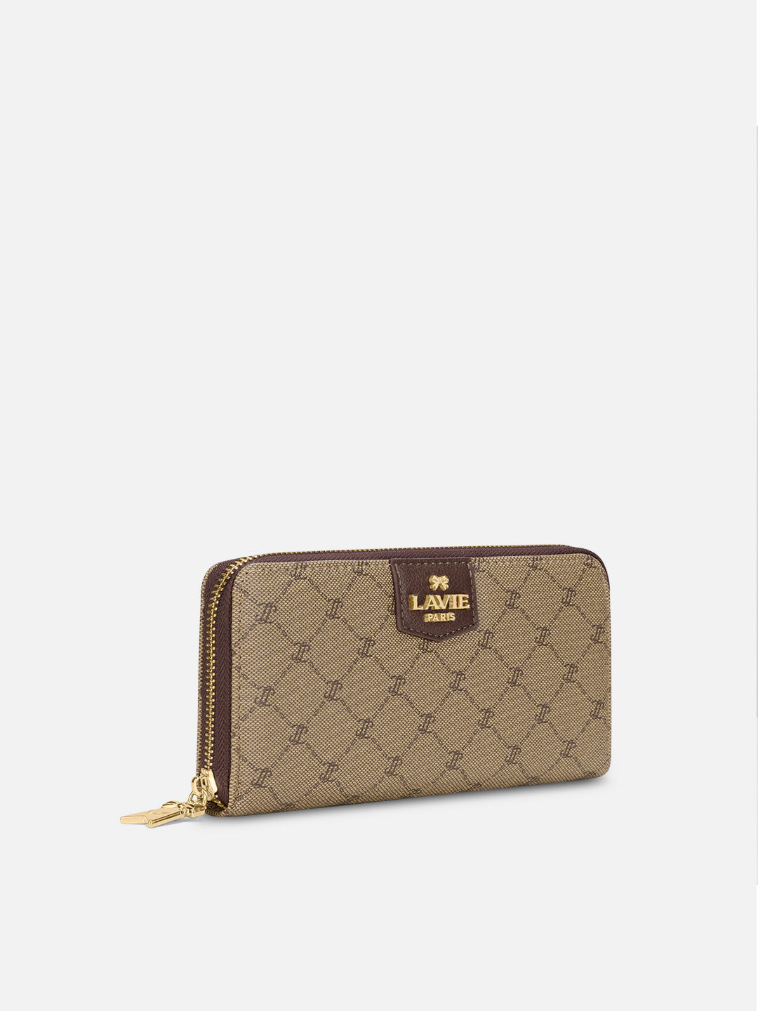 Mono Alfie Large Zip Around Latte