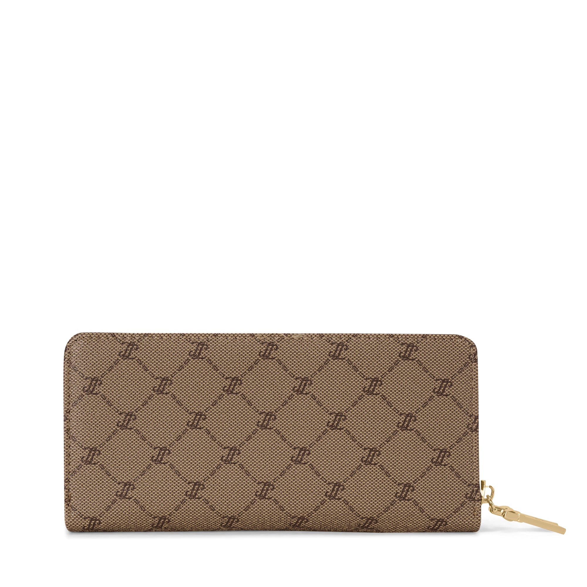 Mono Marie Bifold Zip Around Wallet Latte