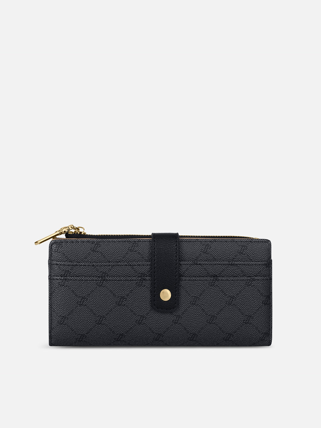 Mono Marice Bifold Zip Wallet Charcoal