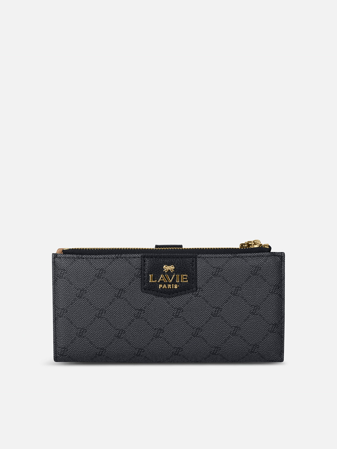 Mono Marice Bifold Zip Wallet Charcoal