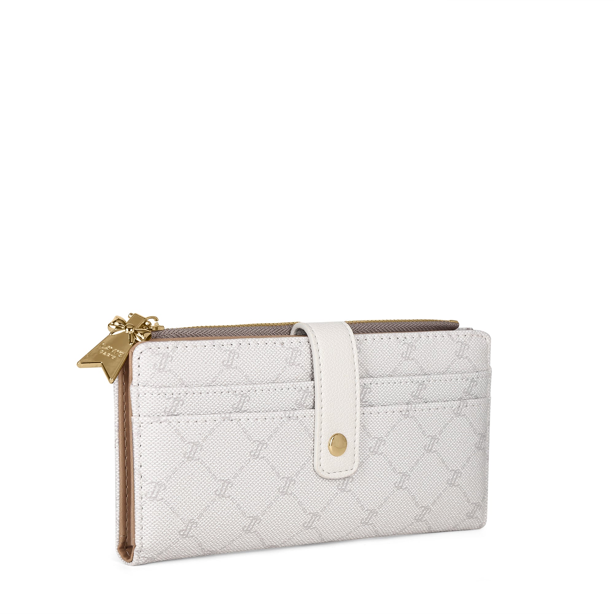 Mono Marice Bifold Zip Wallet Ivory